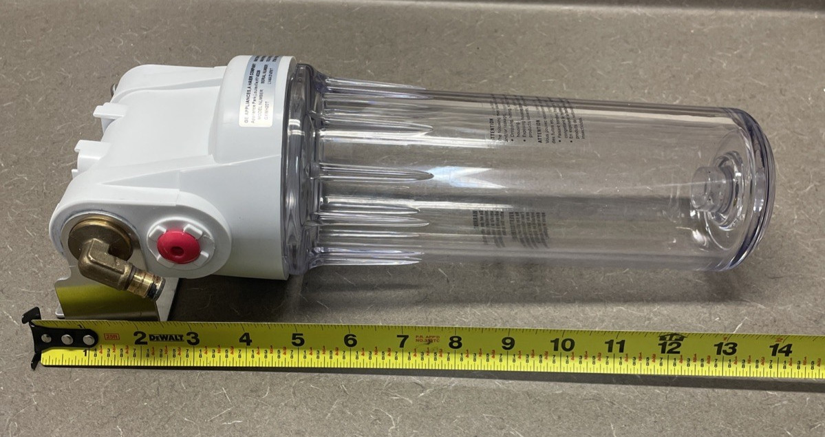 Used-GE High Flow Whole House Water Filtration. Filter Not Included