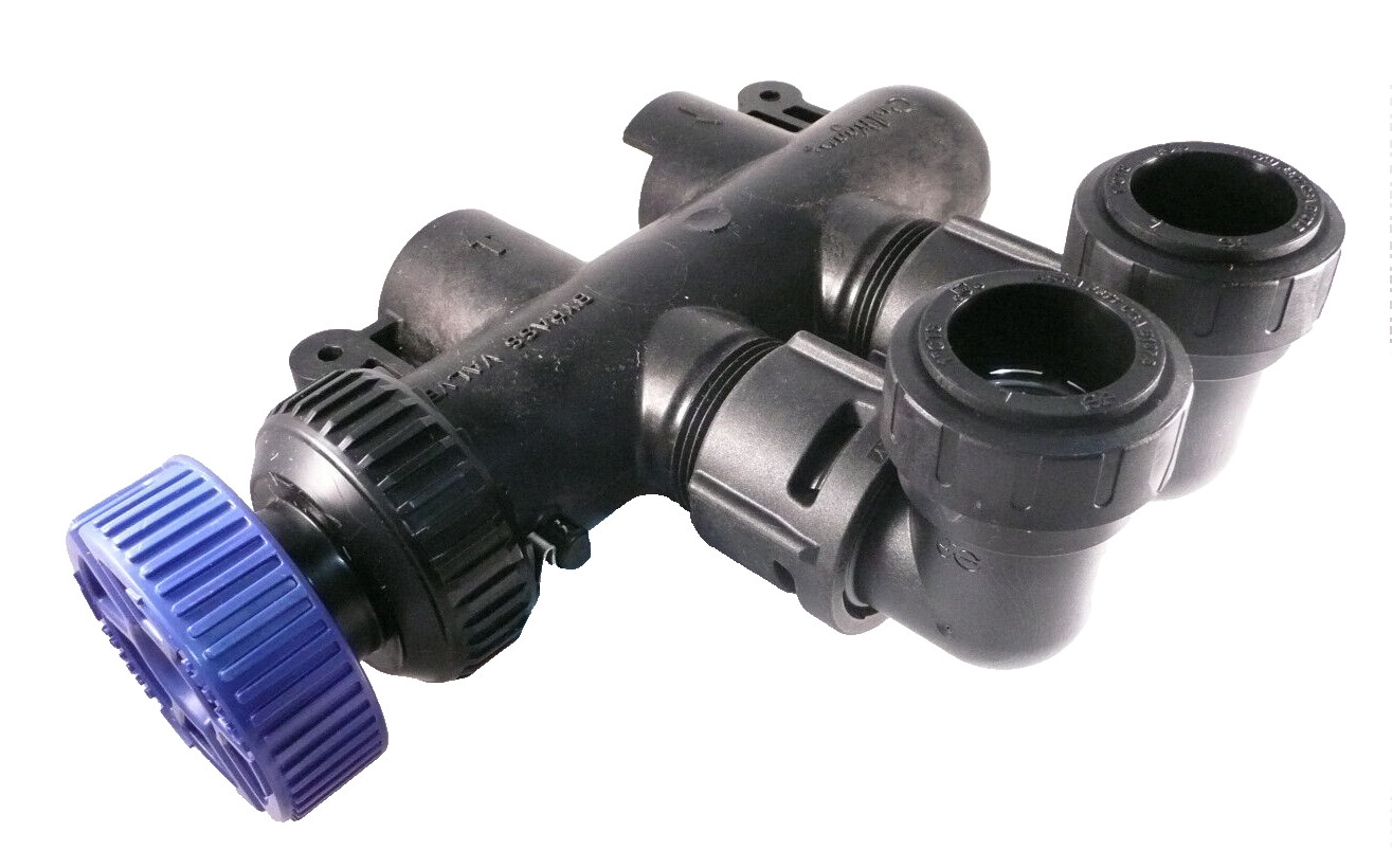 “New” Culligan 1″ Bypass Elbow Fittings HE / Medallist / Gold Series Softener