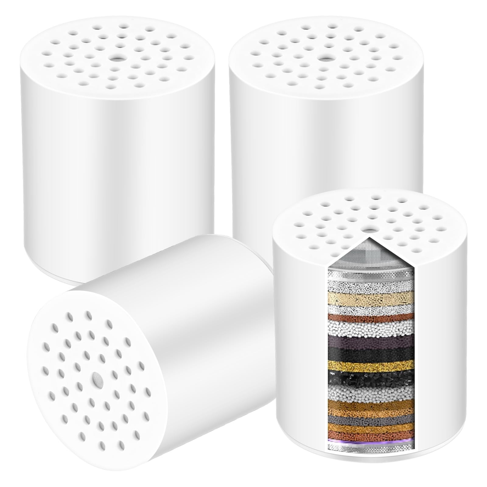 4 Pack 20 Stage Shower Filter Replacement Cartridge with Vitamin C…