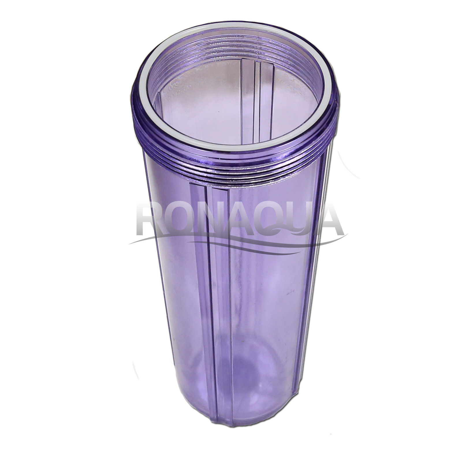 2 Transparent Big Blue Housings 20″ for Whole House Water Filtration System.