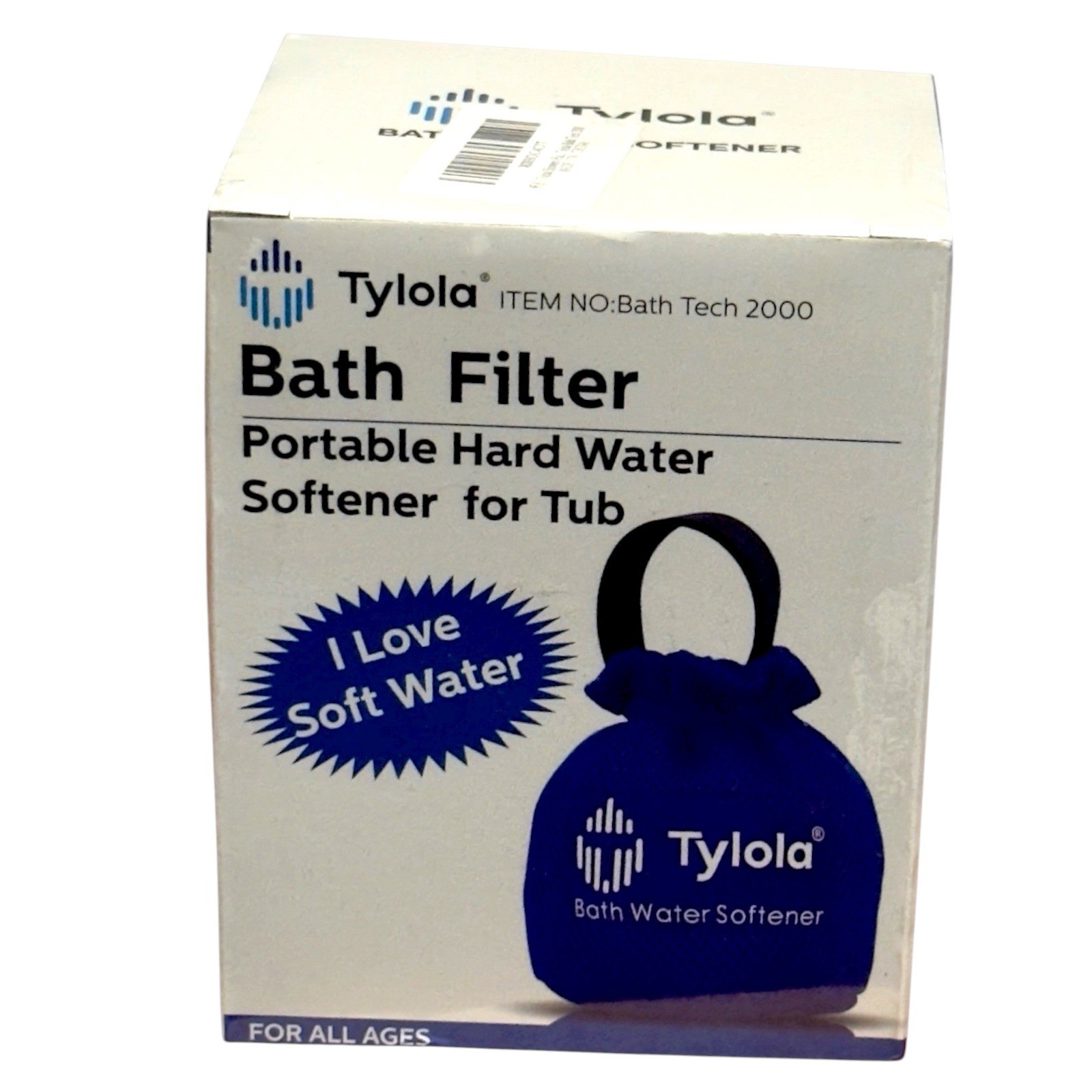 Tylola Bath Filter Portable Hard Water Softener Bath Tech 2000 Reusable New