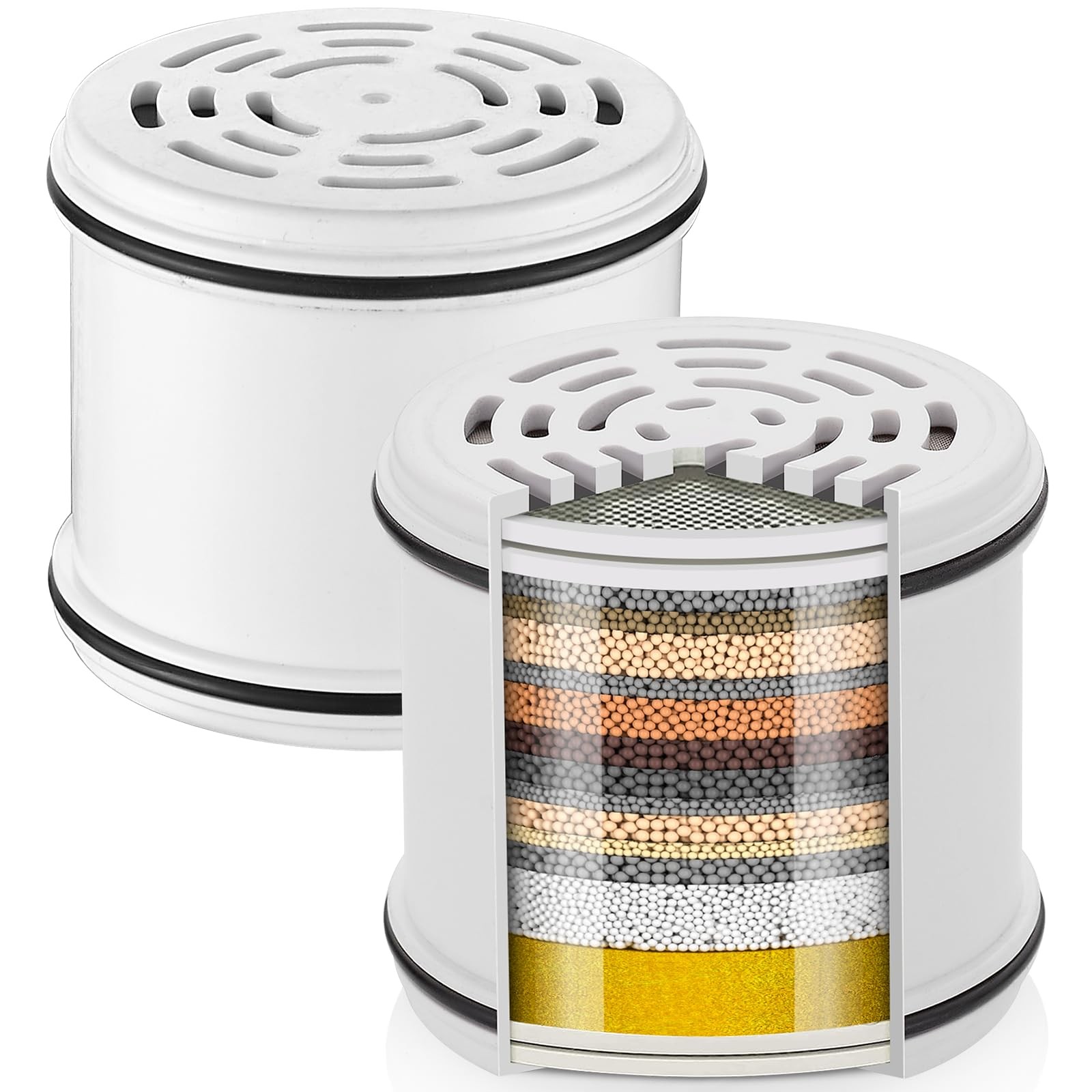 Cobbe 2 Pack Replacement Filters for Fixed Showerheads – Water Softener 2 pcs