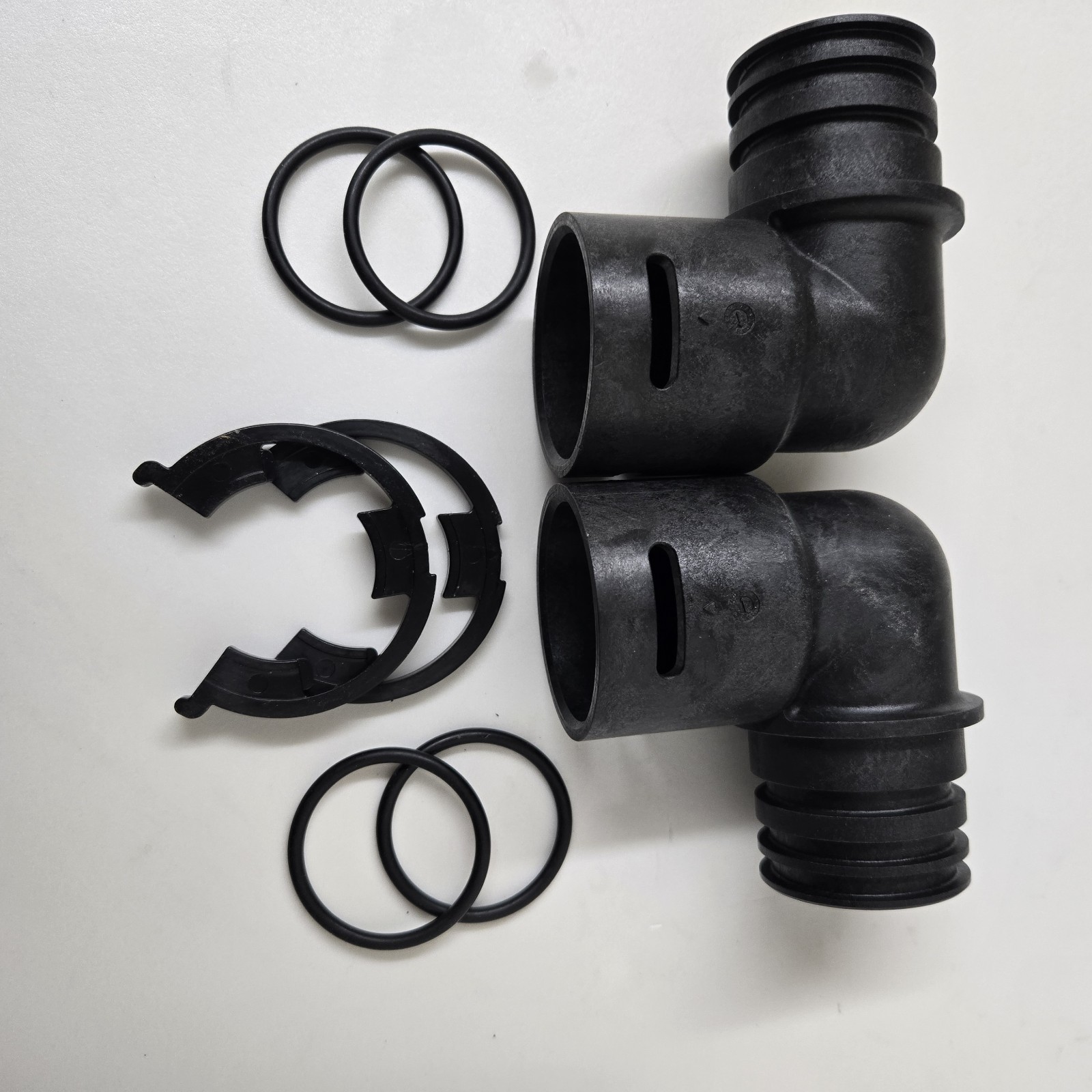 Kinetico Mach Style Elbows and in/out Connectors w/ retainers and O-rings