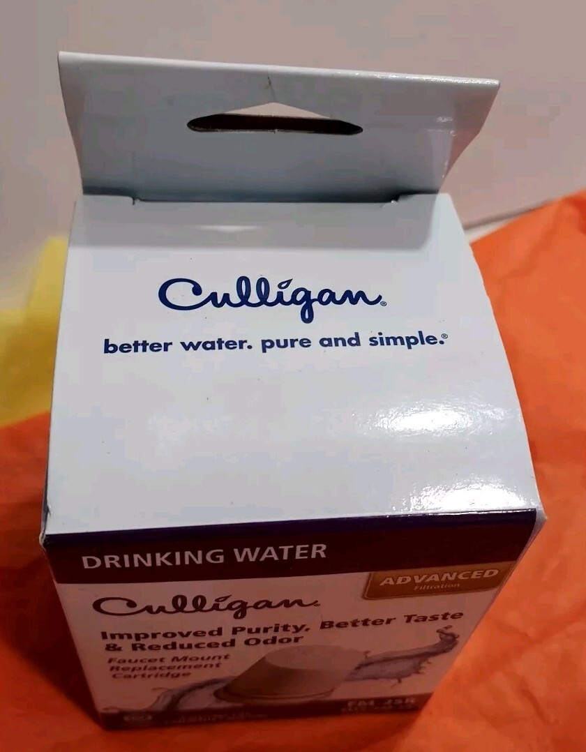 Culligan FM-25R Chrome Faucet Mount Replacement Filter Cartridge Sealed In Box