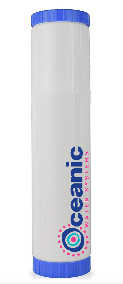 4.5″x20″ Big Blue Well Water Filter: Catalytic GAC + KDF 85 Removes Iron, Sulfur