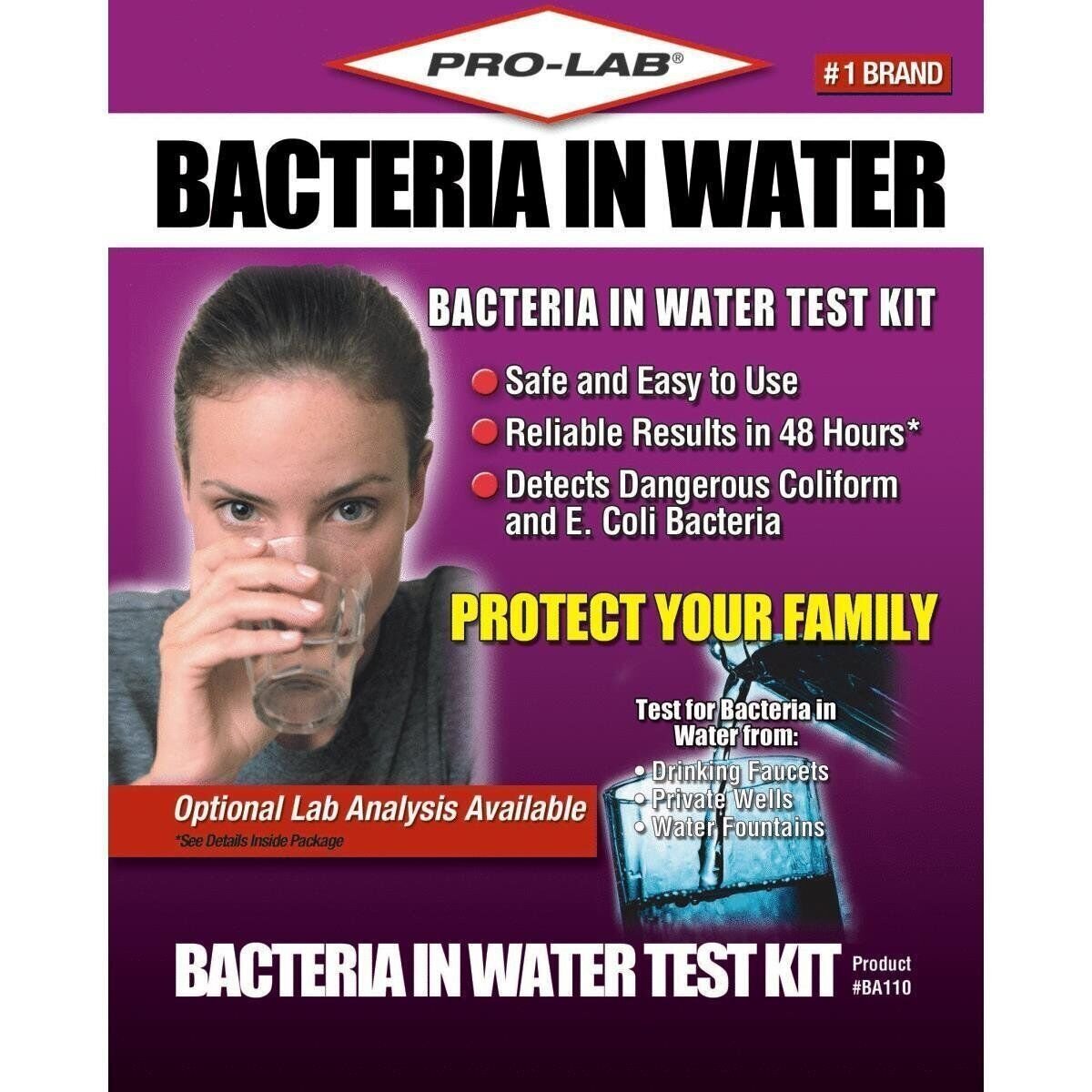 Pro Lab Bacteria Water Test Kit