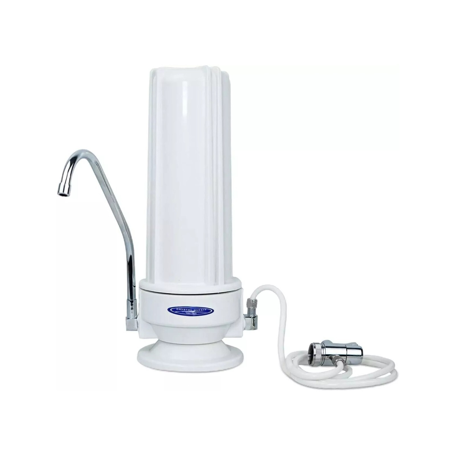 Crystal Quest Fluoride Countertop Water Filter System (White)