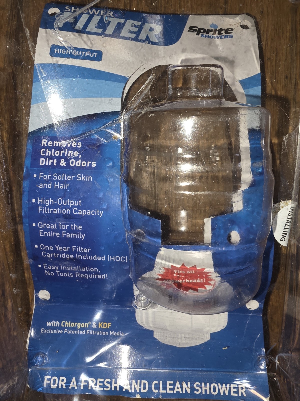 Sprite Showers HOB-CM High Output Brass Metal Shower Filter Housing Chrome READ