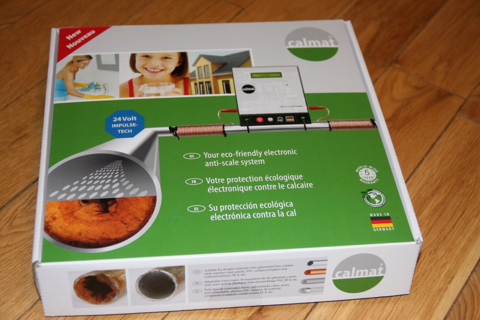 Calmat German Anti-Scale Rust Water Treatment System – New