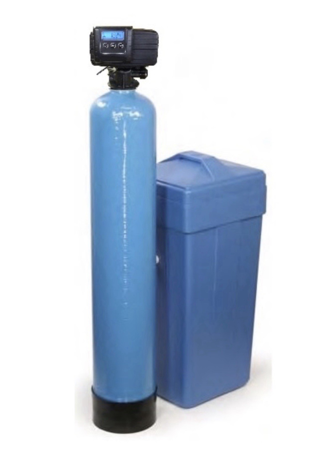 Fleck 5600 SXT Water Softener 32K Grain 8% Crosslink Resin Bypass & Brine Tank