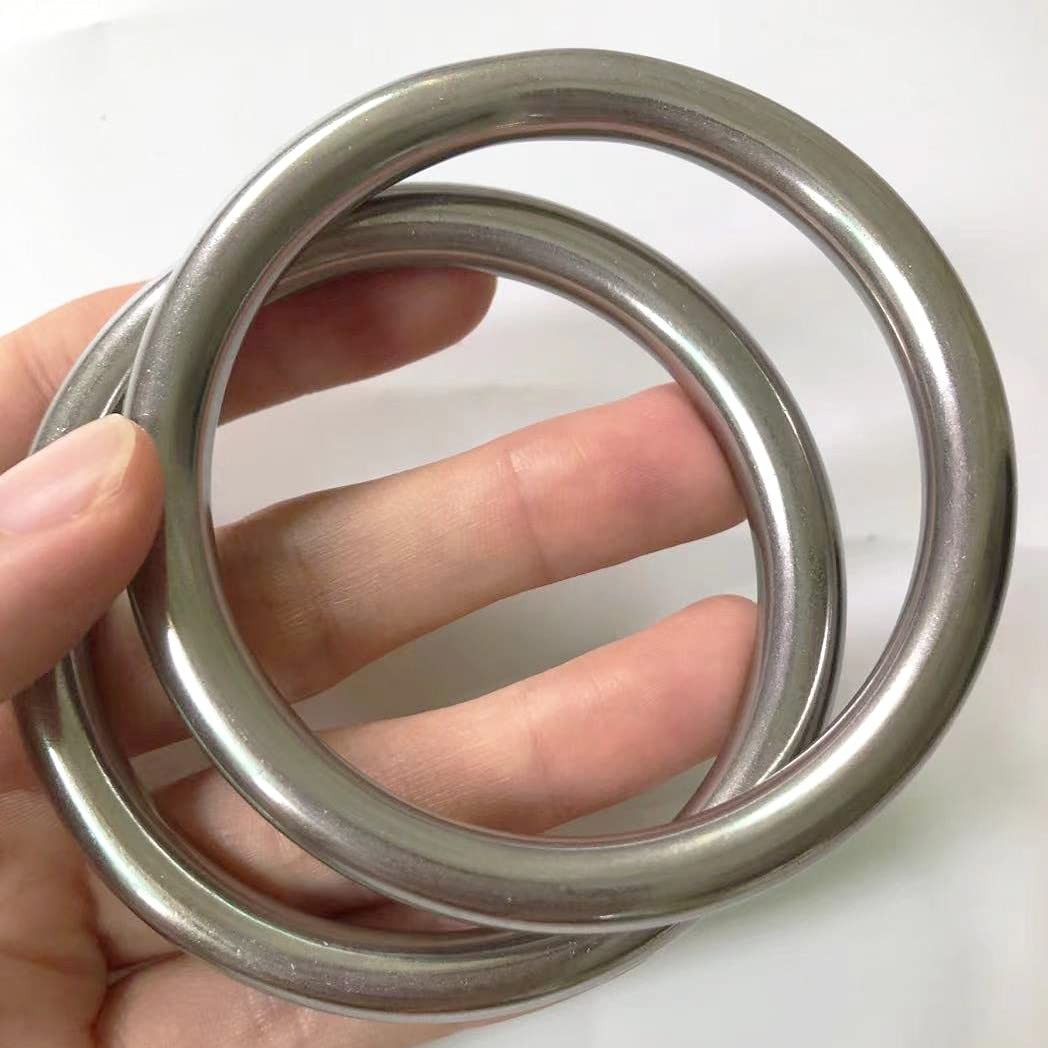 AIVOOF 3″ Metal O-Ring, 2 Pack 304 Seamless Welding Stainless Steel 2 PACK