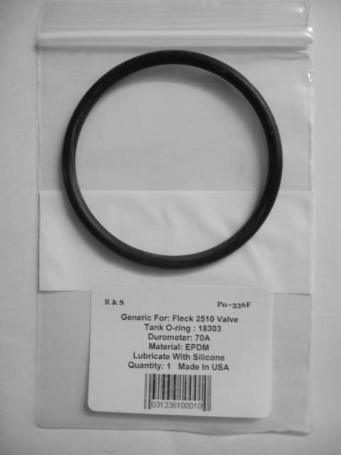 Fleck Tank 2510 Control Valve o-ring 18303/ Rain Soft / R&S 336F / EPDM Material