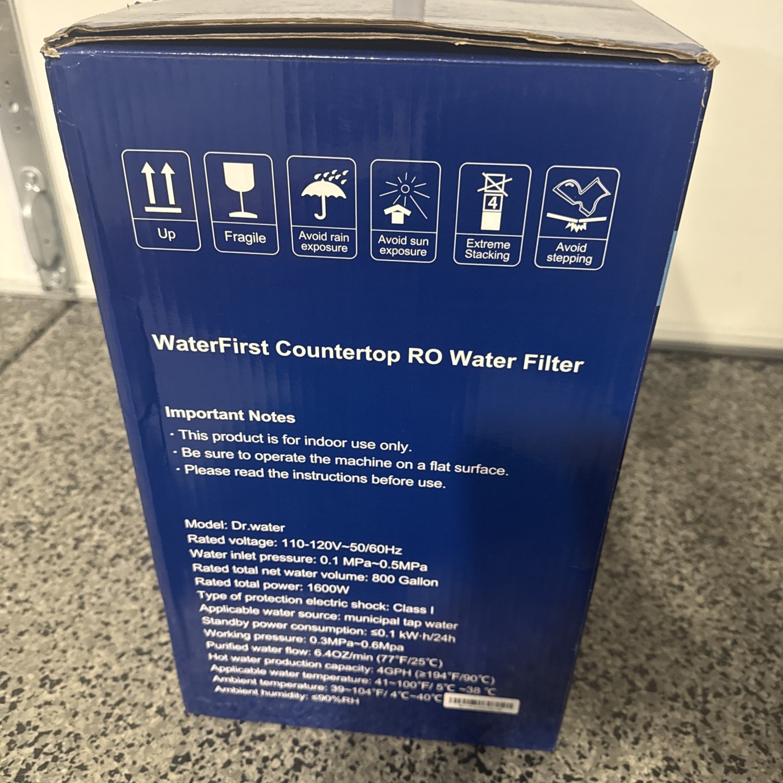 WaterFirst RO Countertop Reverse Osmosis Hot Water Dispenser 3S 5 Stage 5.5L S4