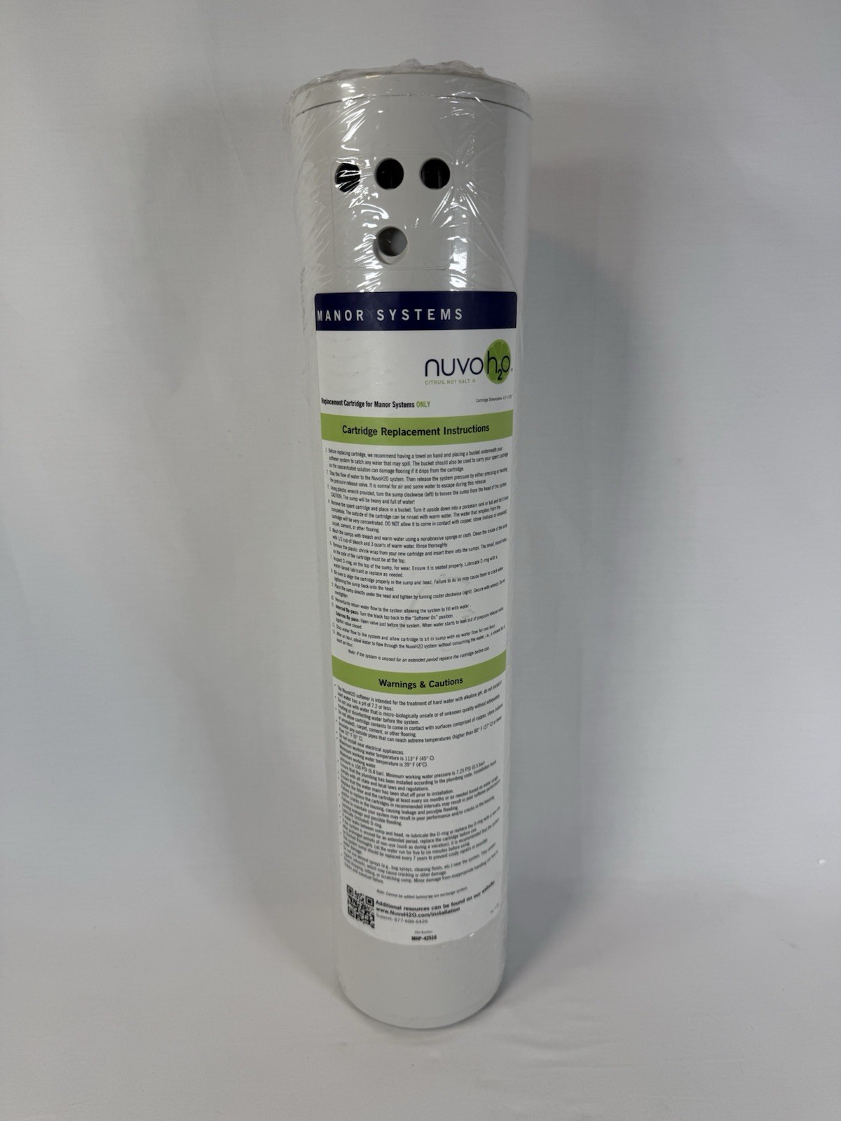 Nuvo H2O Replacement Cartridge MHP-42516 NO BOX