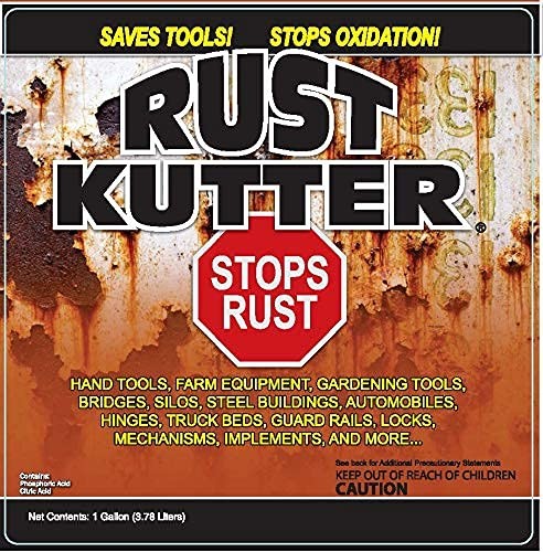 Rust Kutter- Gallon – Stops and Converts 128 Fl Oz (Pack of 1)
