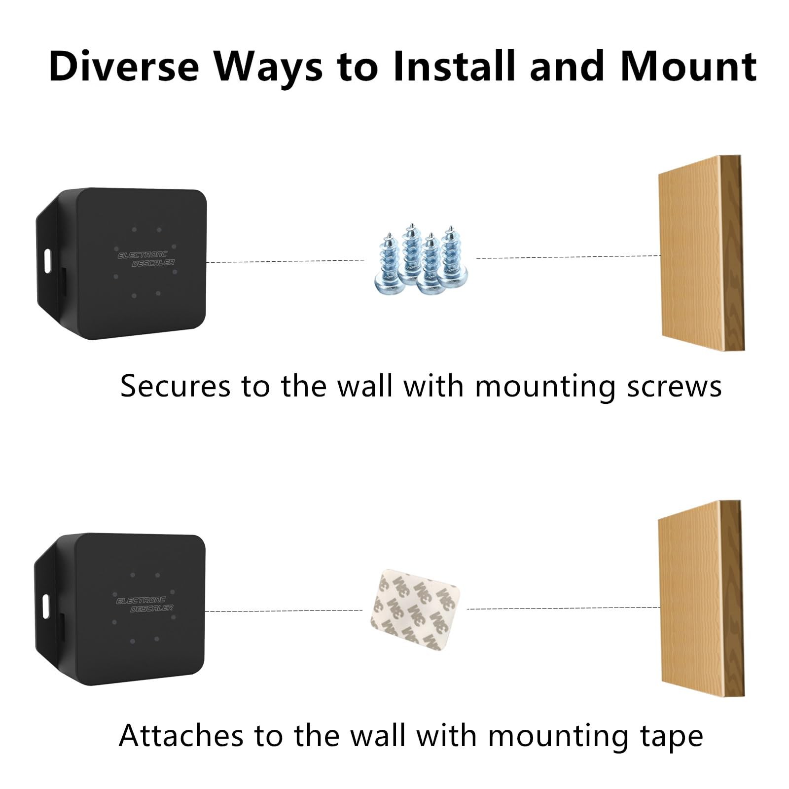 Electronic Water Descaler System Alternative Salt Free Softener for Whole House
