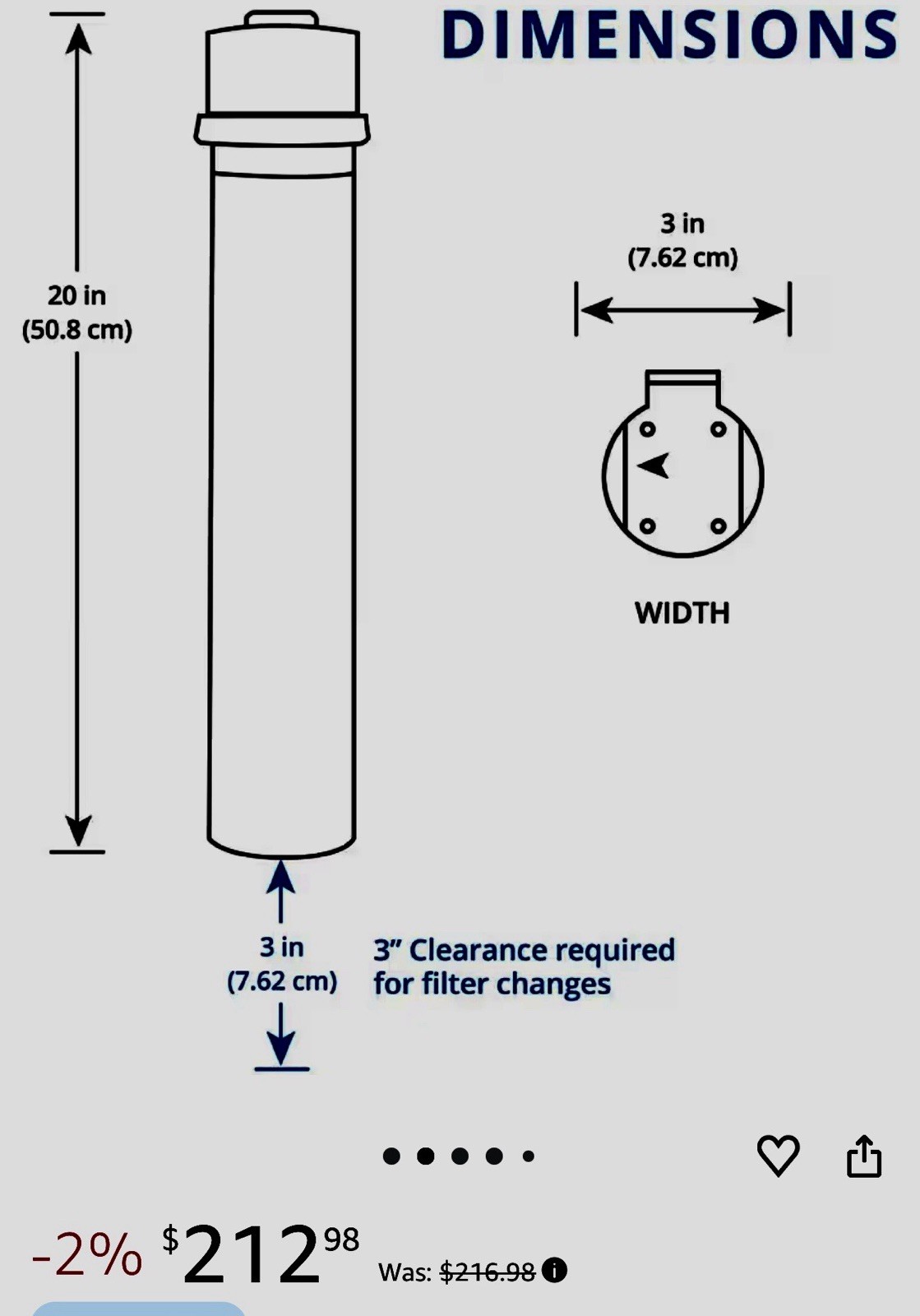 Aquasana Claryum Direct Connect Under Sink Water Filter Bundle 1000 gal AQ-MF-1