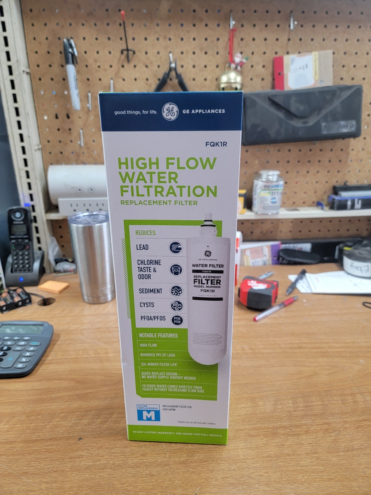 GE Under Sink Single Stage High Flow Water Filtration System. Free Ship L48