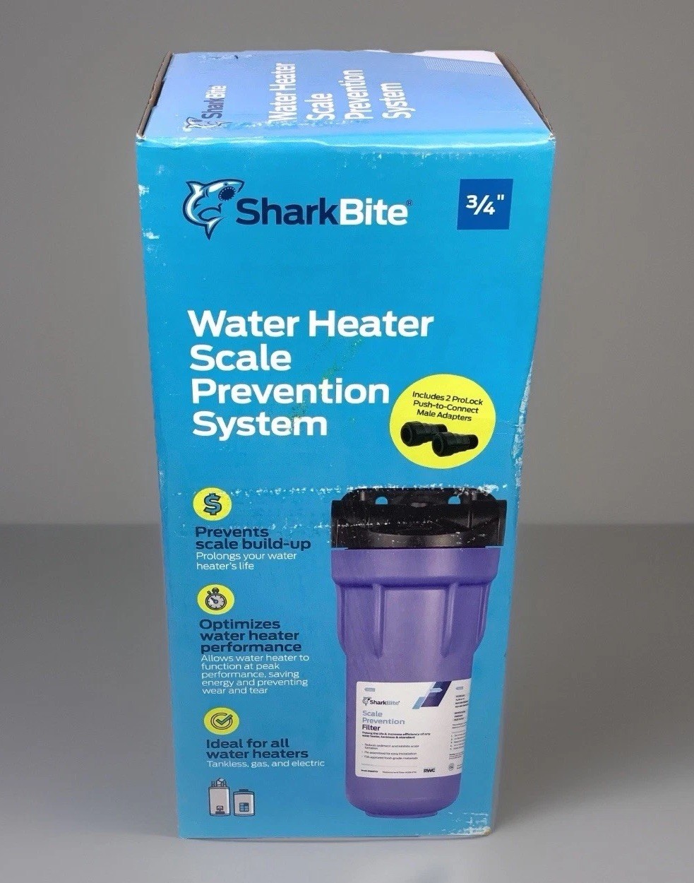 SharkBite 3/4 in. Scale Prevention Water Filtration System SBHF10 Brand New!