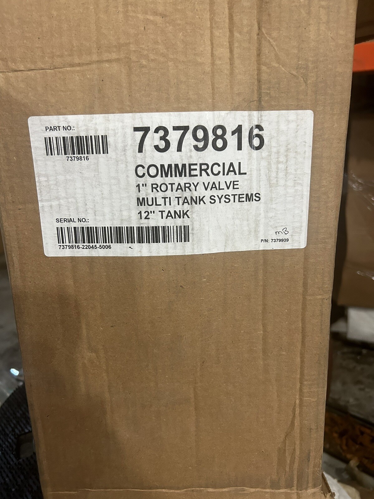 North Star Professional Advantage 7244419 Single Tank 1″ Rotary Valve System