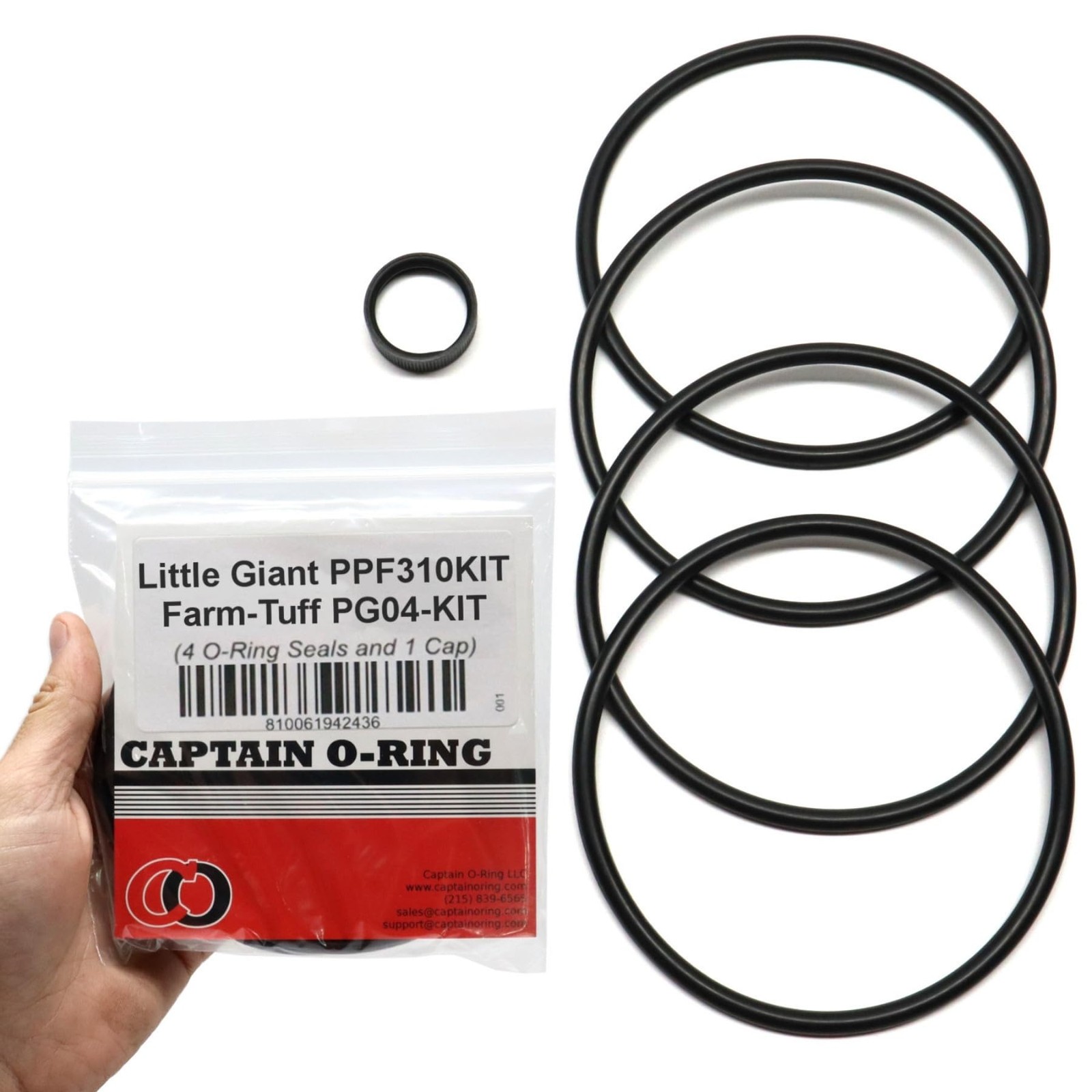 Captain O-Ring – Replacement Kit for Little Giant PPF & Farm-Tuff…
