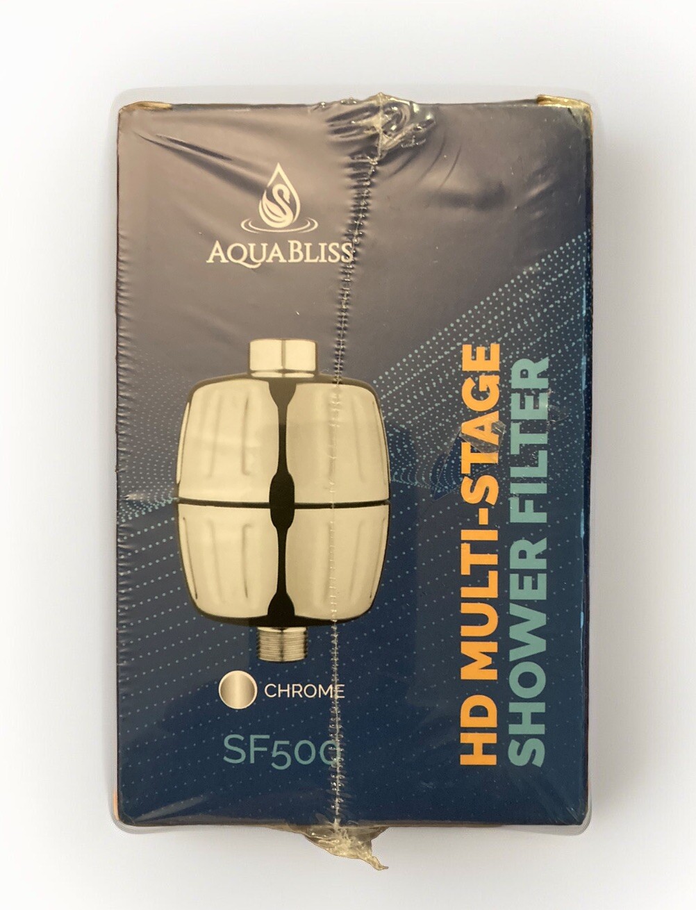 AquaBliss HD Shower Filter Chrome HEAVY DUTY Multi-Stage Shower Filter (SF500)