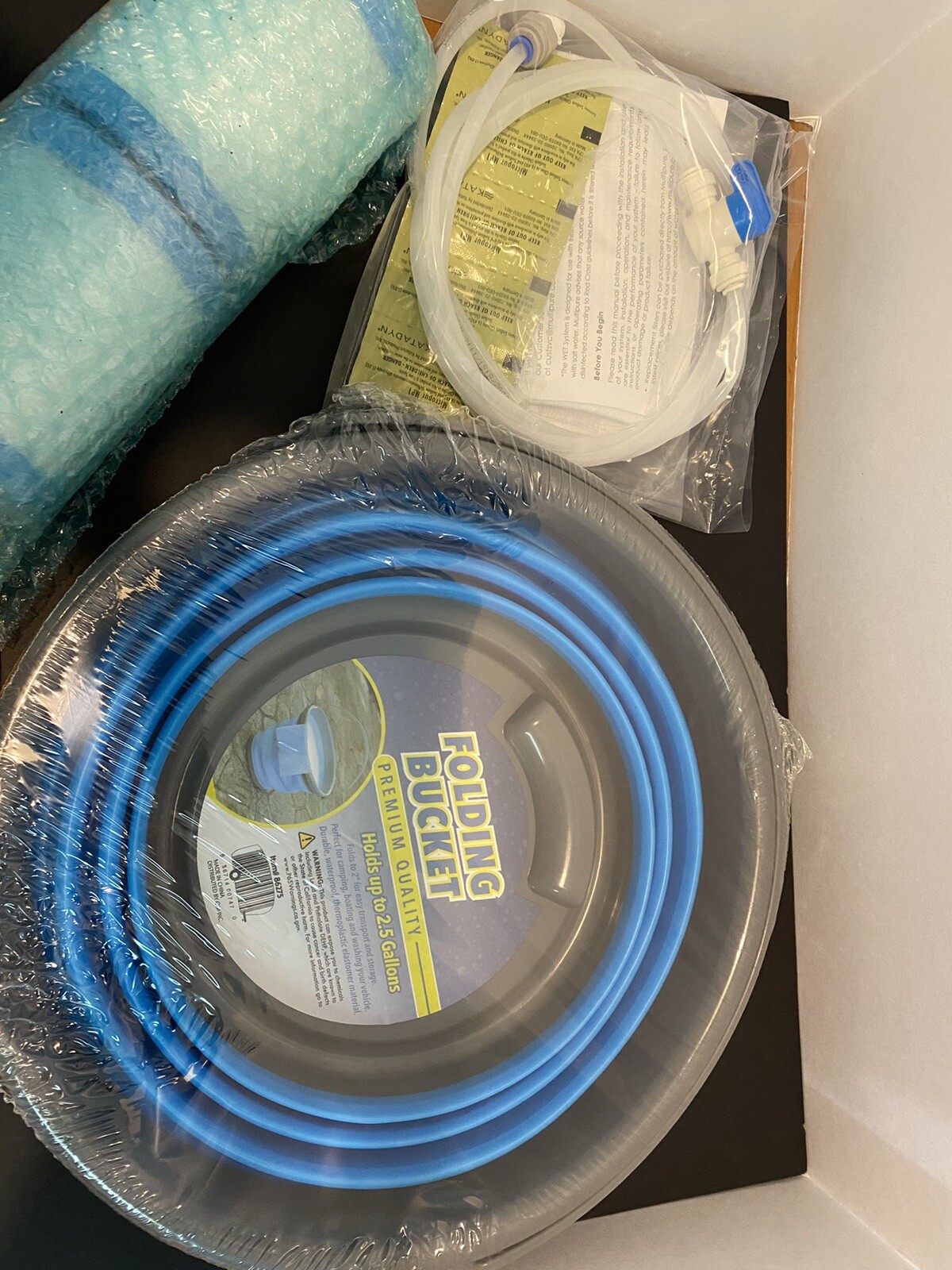 Multipure Water Emergency Treatment System. Collapsible Bucket, Filters And Hose