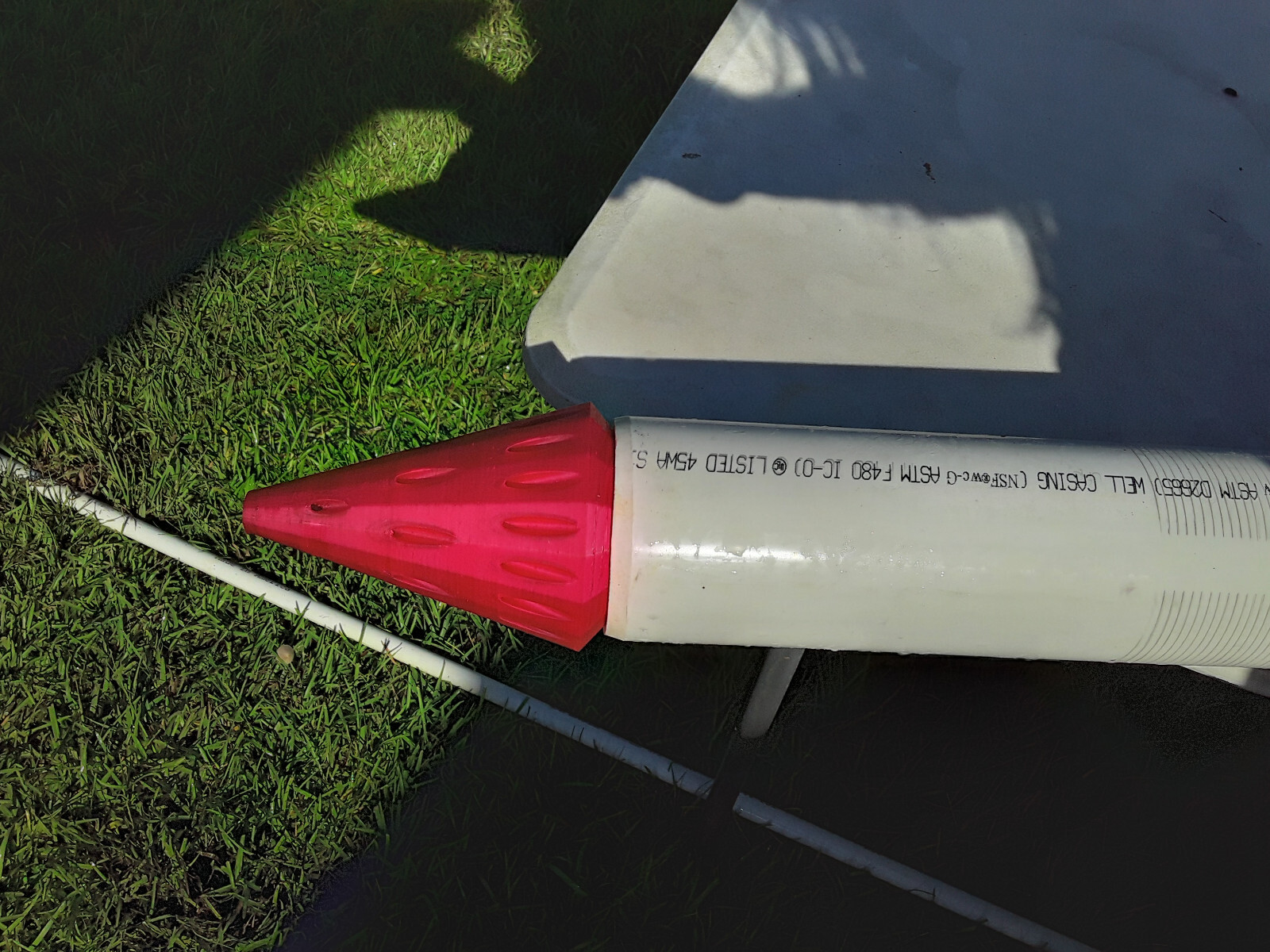 Wash Down Well Point for 3″ PVC water well casing