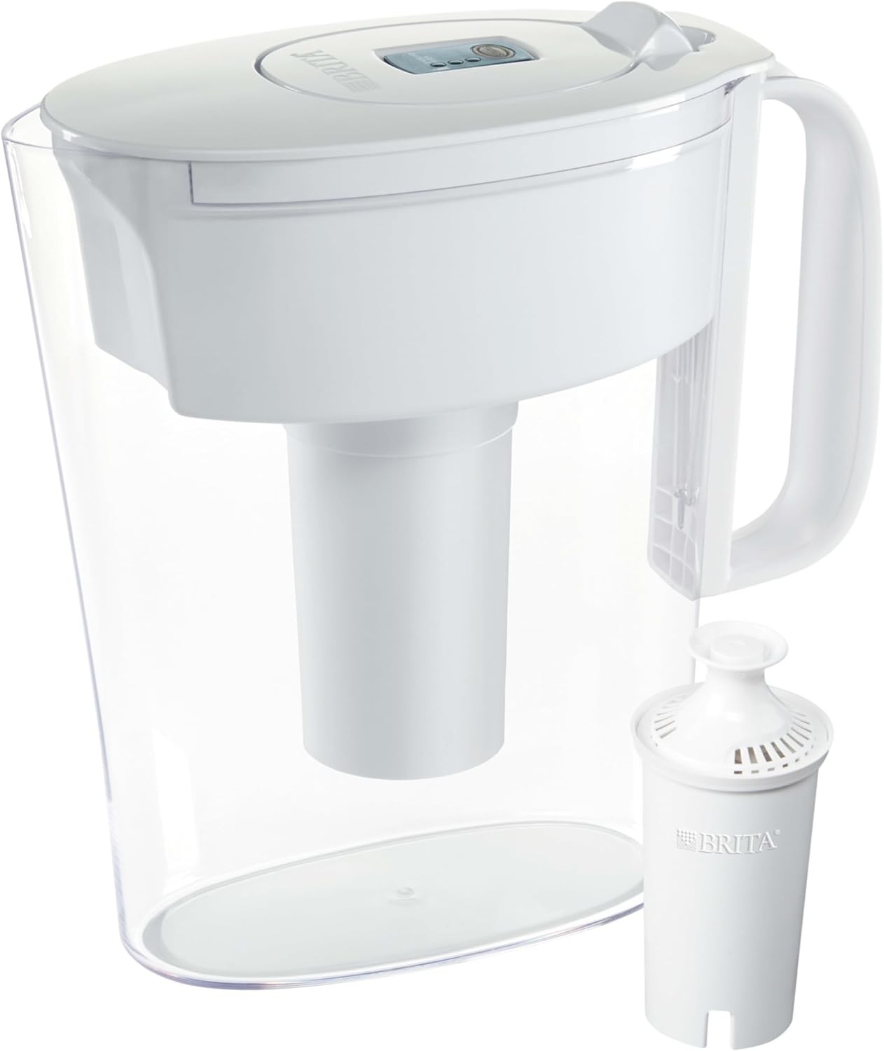 Brita Metro Water Filter Pitcher, BPA-Free Replaces White