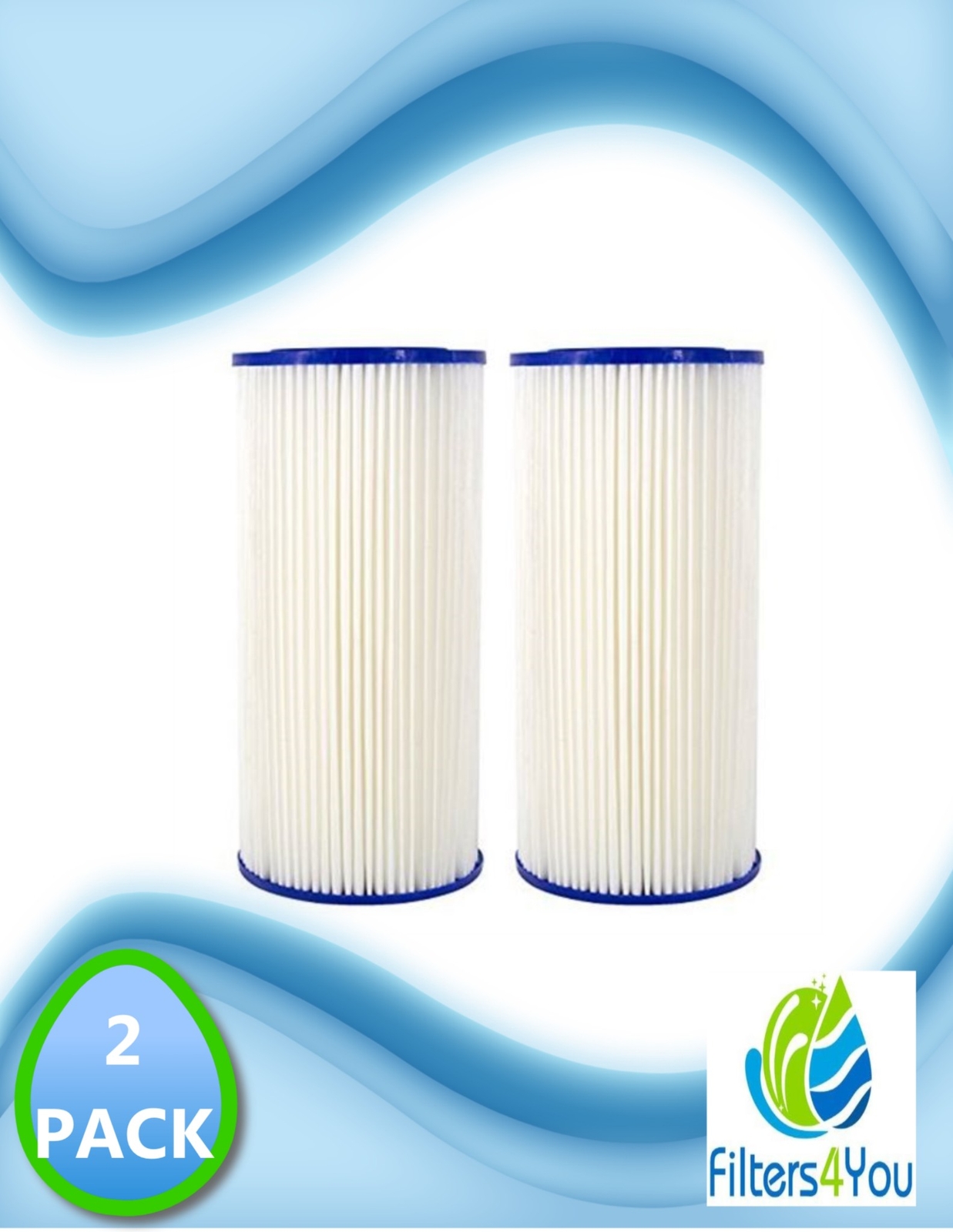 Compatible GE FXHSC, Culligan R50-BBSA, Pentek R50-BB Whole House Sediment 2 PK