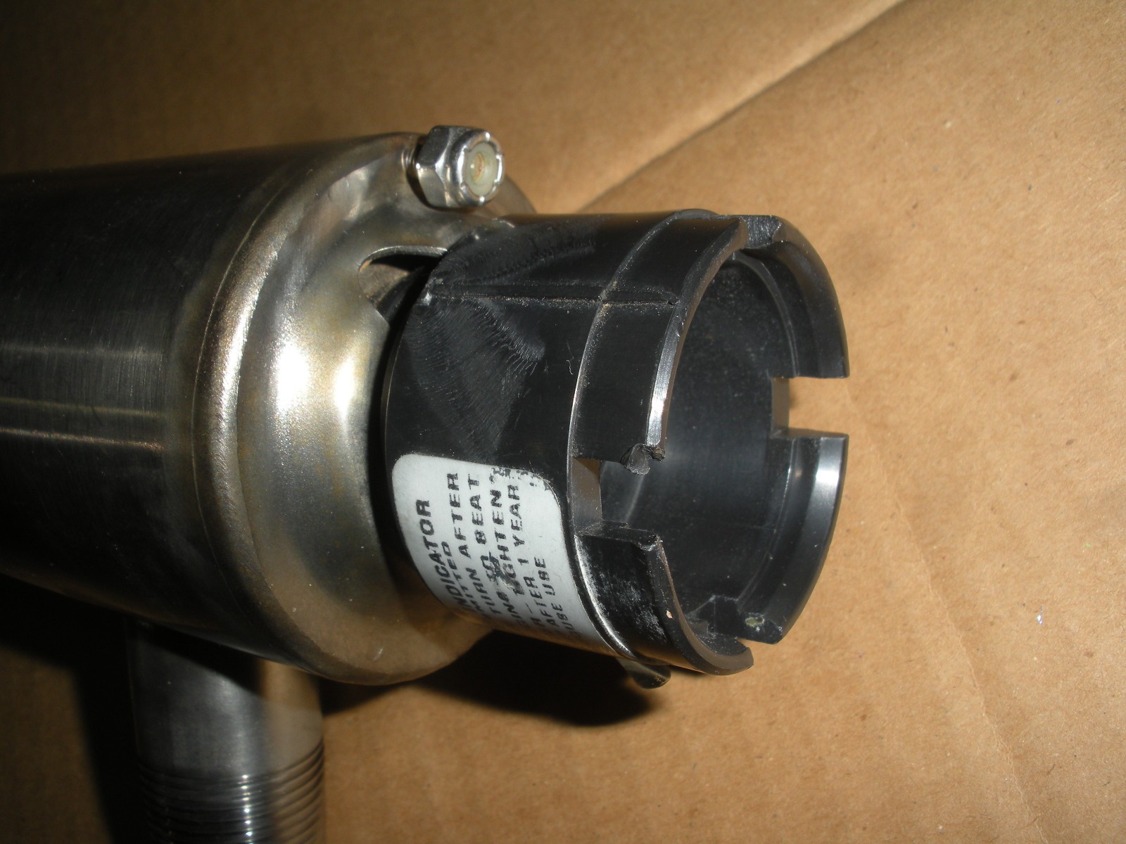 whole house water sterilizer stainless steel no lamp 2 available 18″ x 2-1/2″