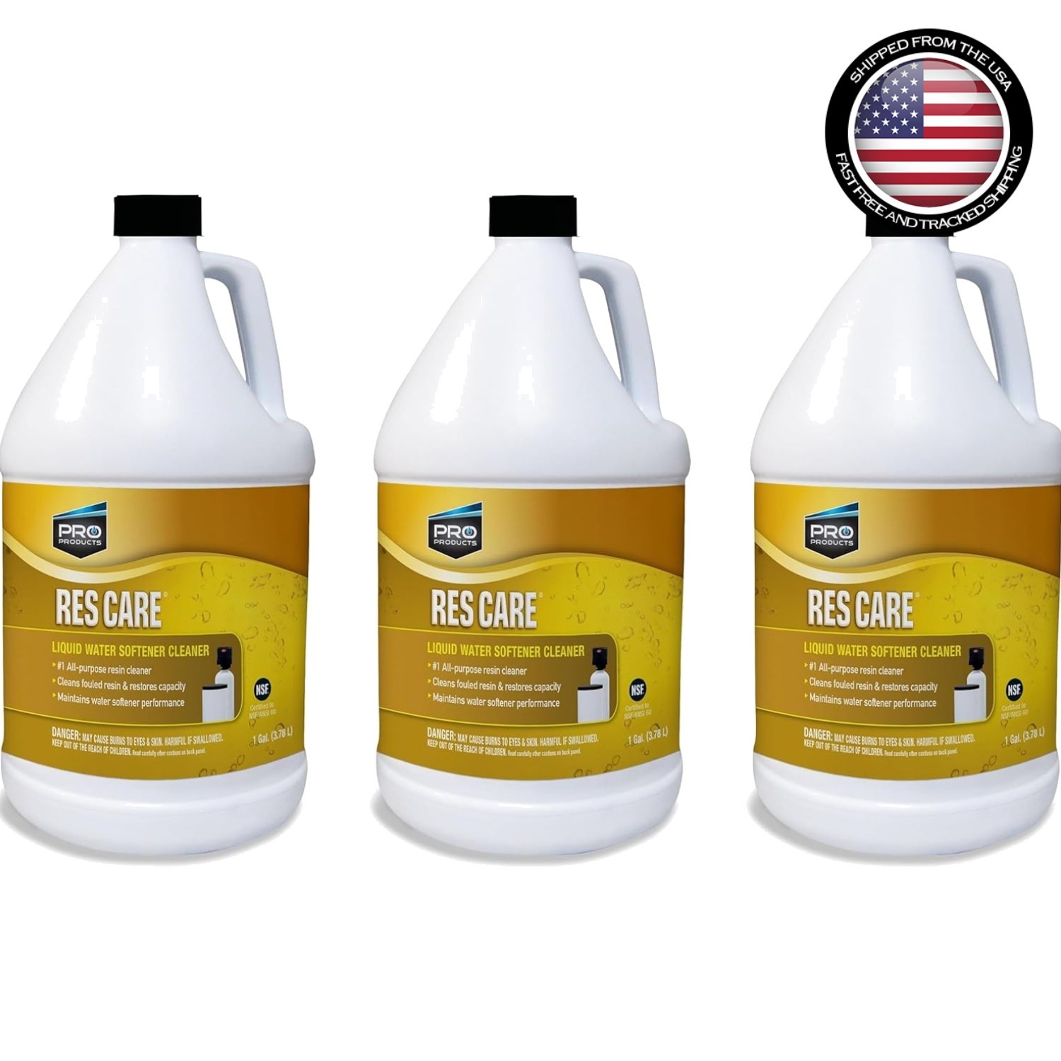 Water Softener Cleaner Liquid Refill 3 Pack 128 Fl Oz All Purpose Resin