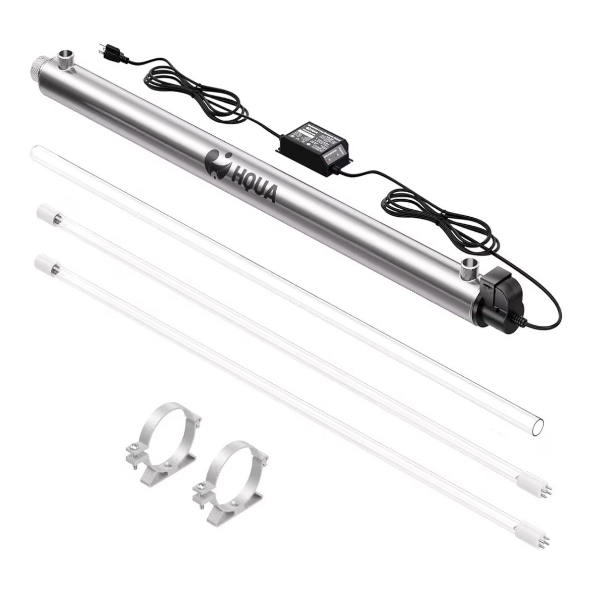HQUA-OWS-12 UV Whole House Water Purifier System 40W 120V + Extra UV Bulb