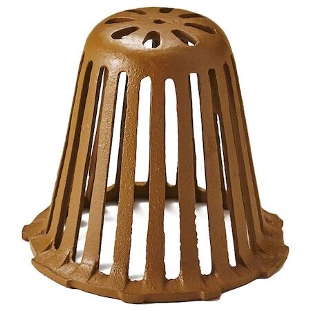 Smith Light Commercial 110-10 Roof Drain F/110, Cast Iron Dome, 6″ H