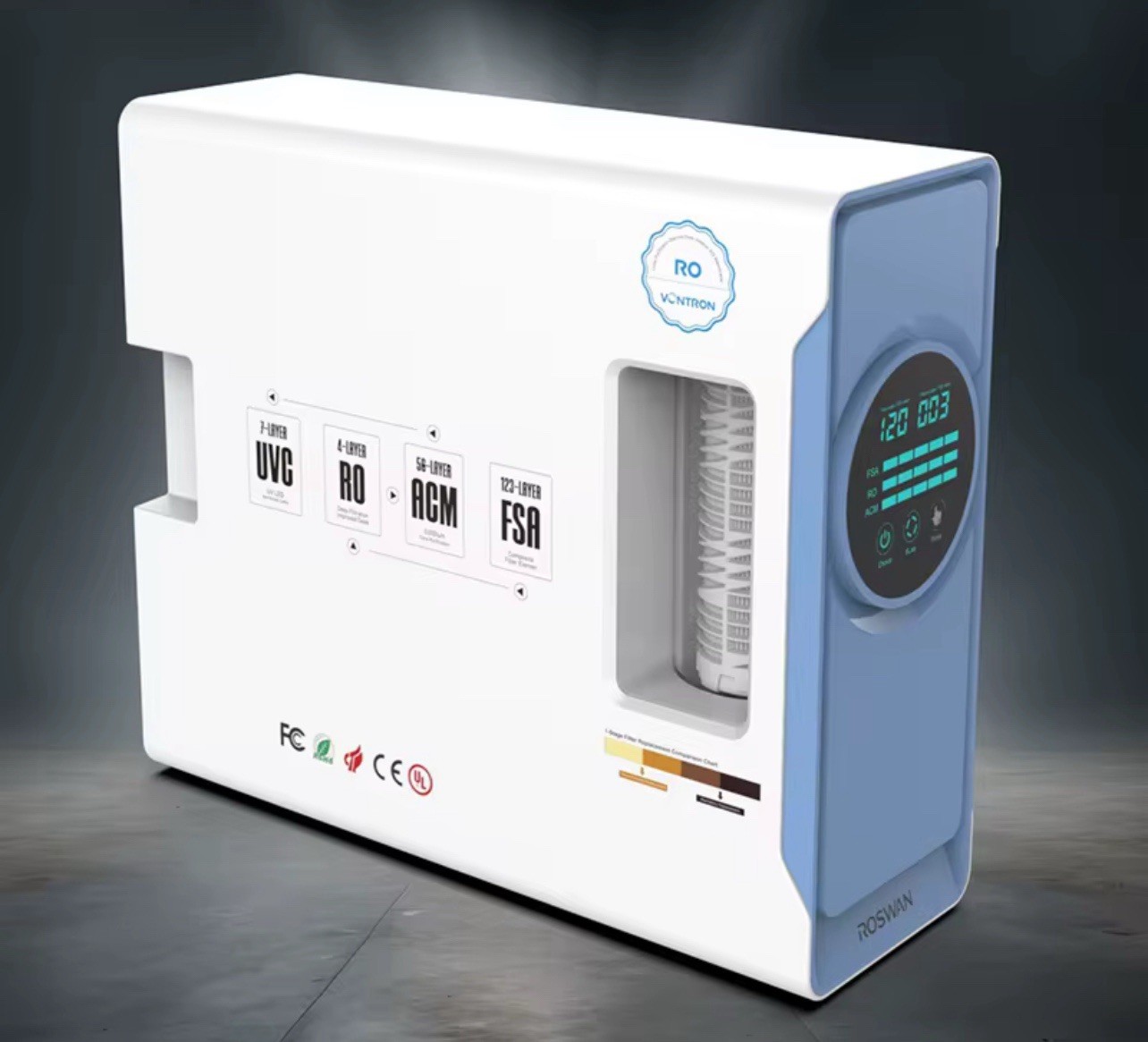OEM New 800 GPD 7-Stage Alkaline Tankless Water Filter RO System Water Purifier
