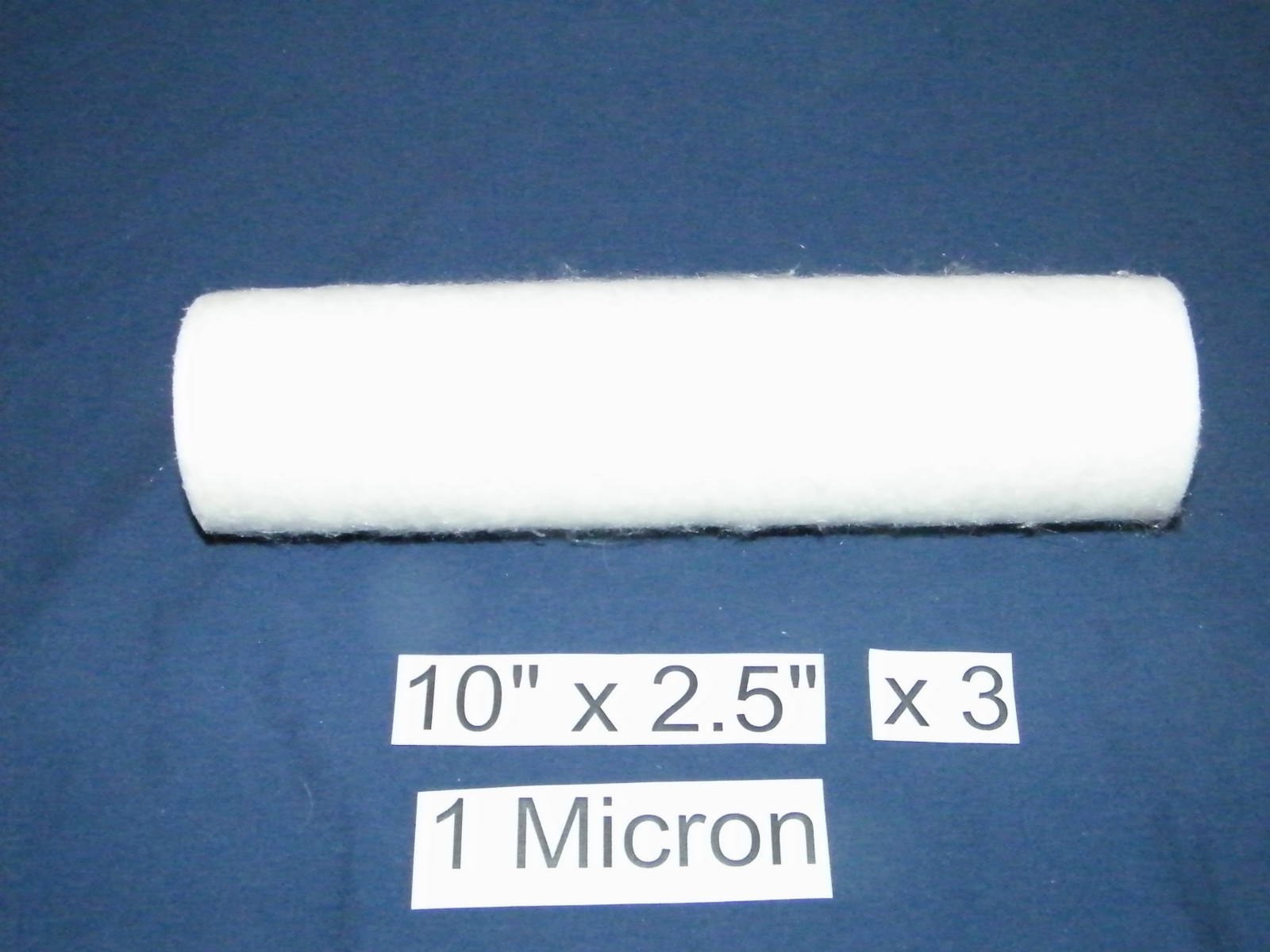 3 Sediment Water Filters 1 Micron 10 x 2.5 RO Whole House Aquarium Purtrex USA