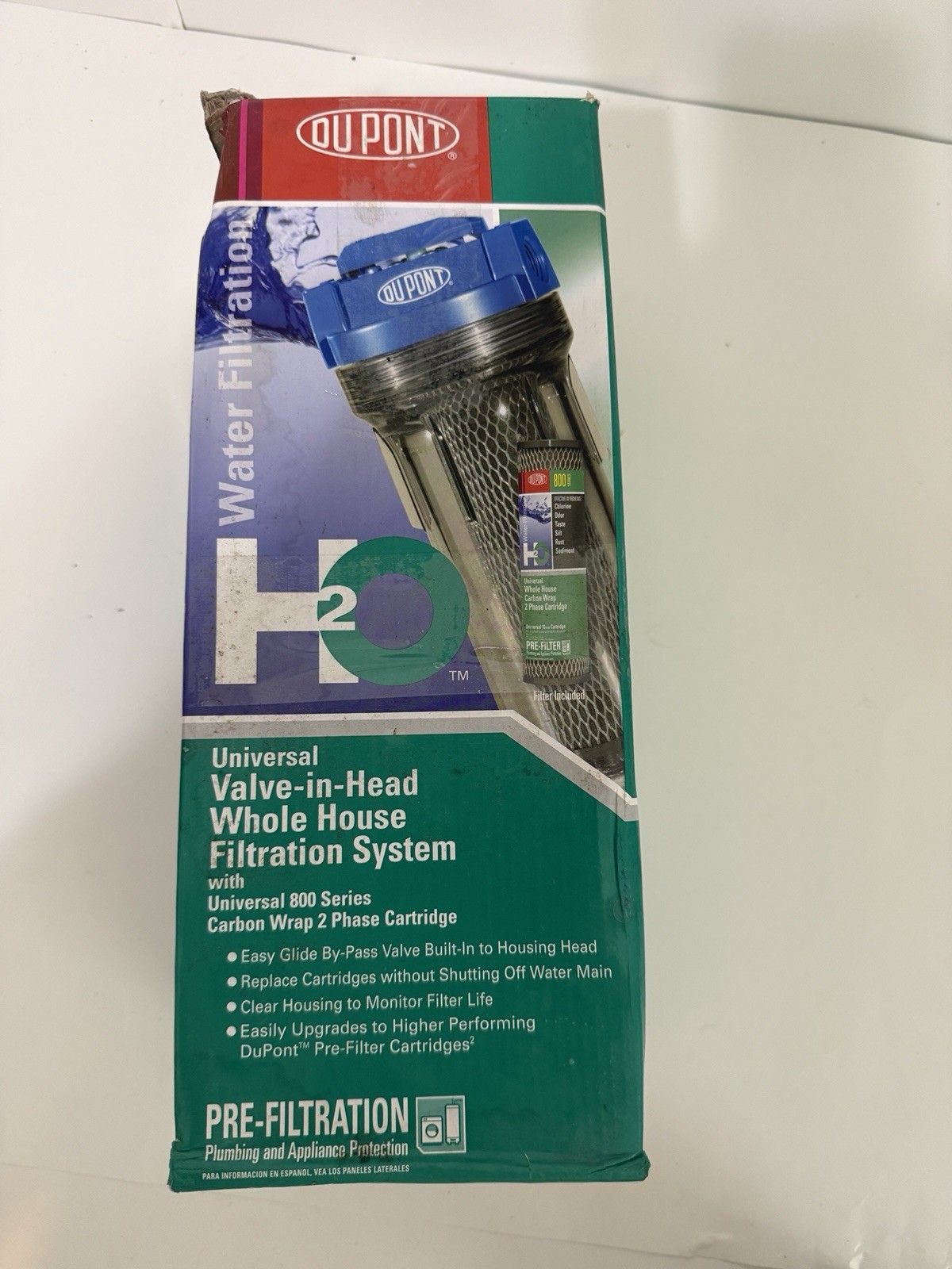 DuPont WFPF2800 Whole House Water Filter System Kit 3 Filters New Open Box