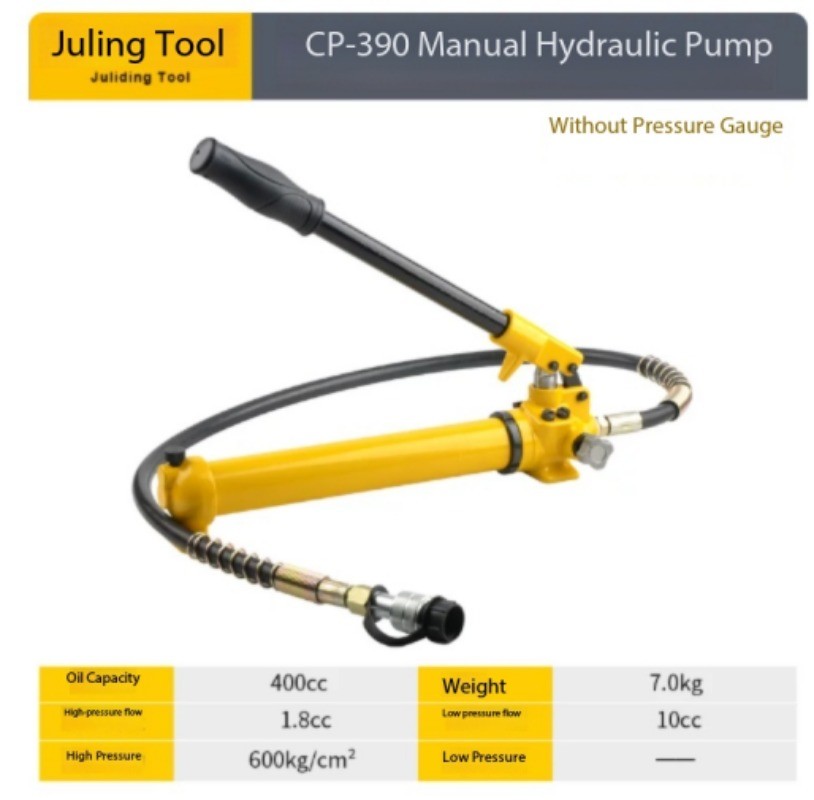Manual Portable Compact Hydraulic Pump, High-Pressure Hydraulic Pump