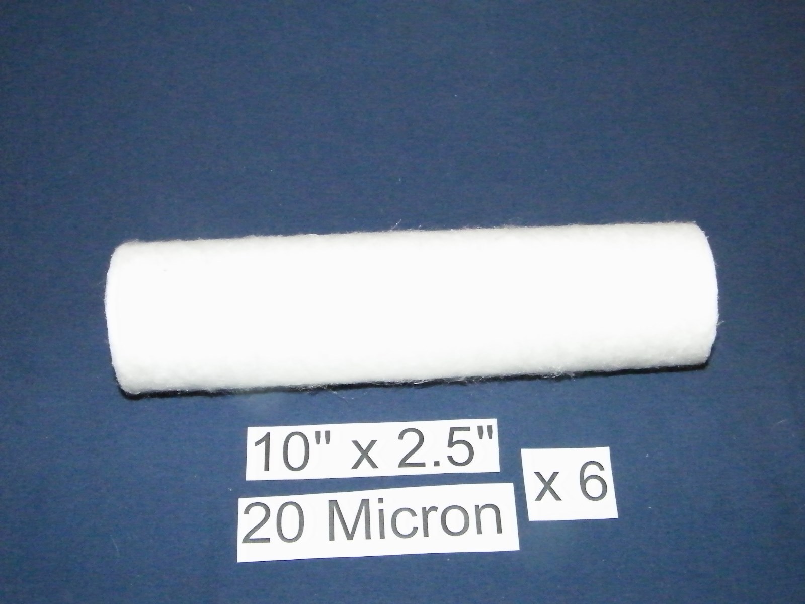 6 Sediment Water Filters 20 Micron 10 x 2.5 RO Whole House Aquarium Purtrex USA