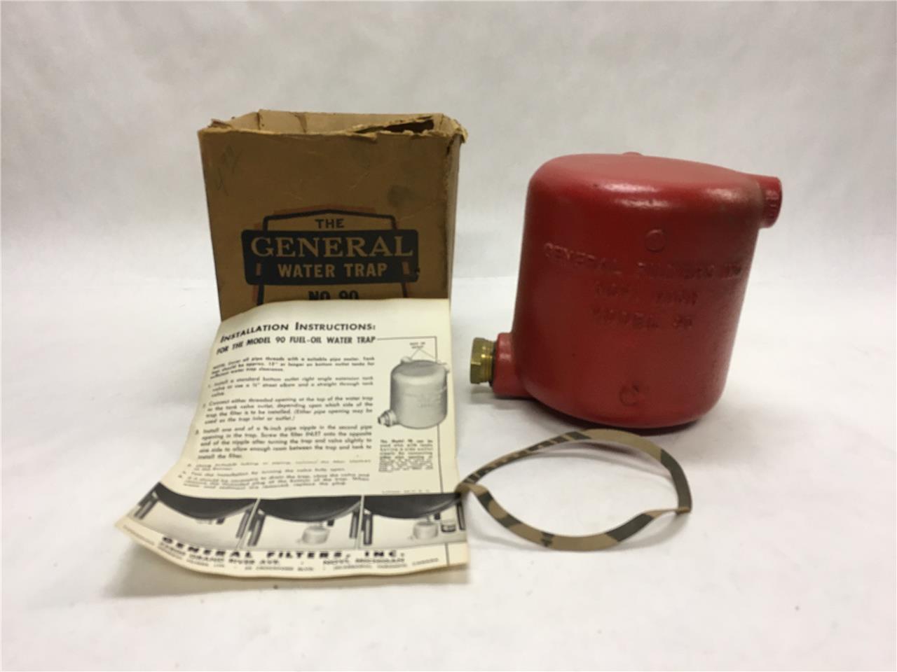 General Filters Water Trap Model No. 90 w/ Gasket