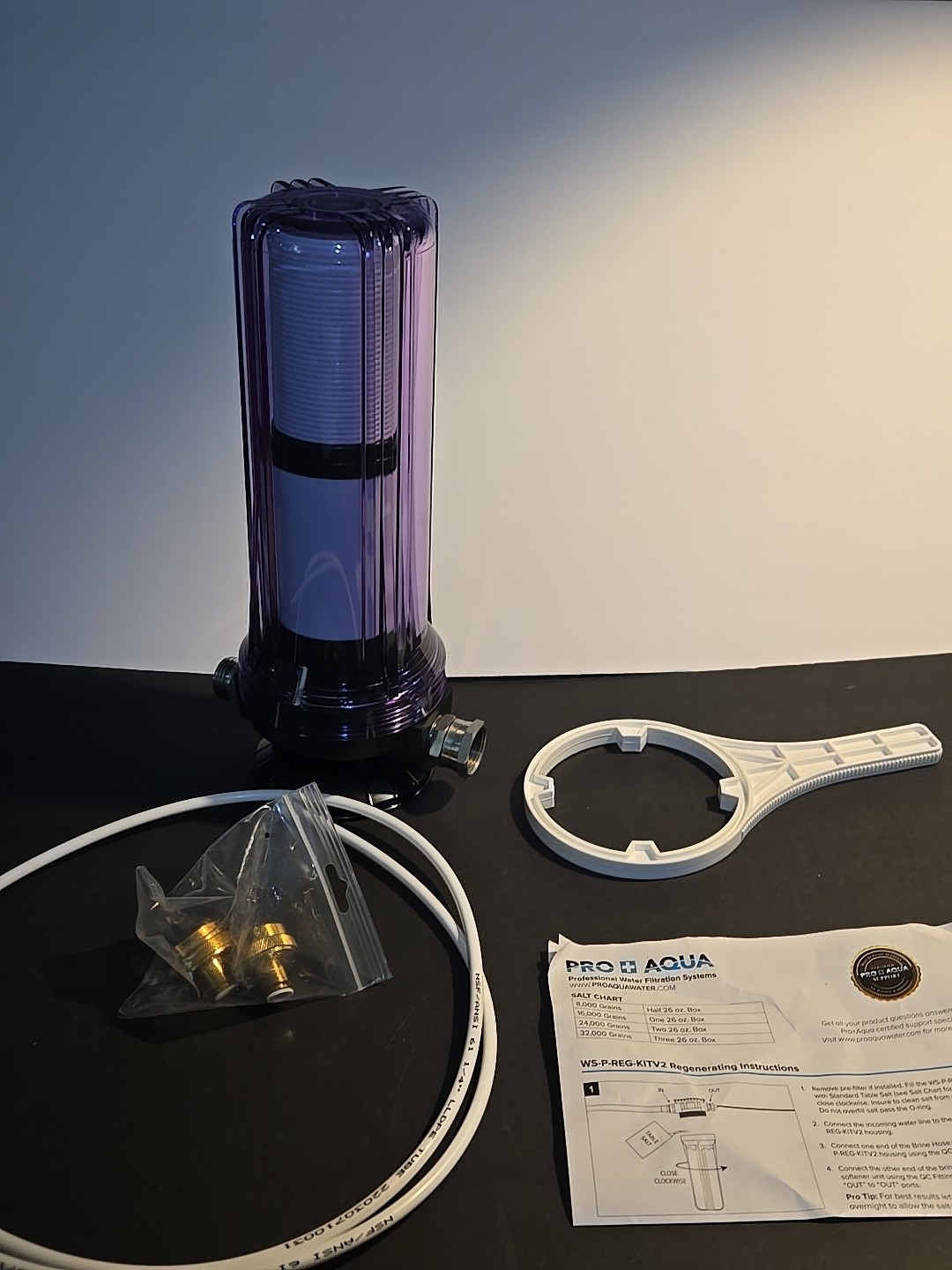 PRO AQUA WS-P-REG-KITV2 RV Filter and Water Softener Regeneration Kit
