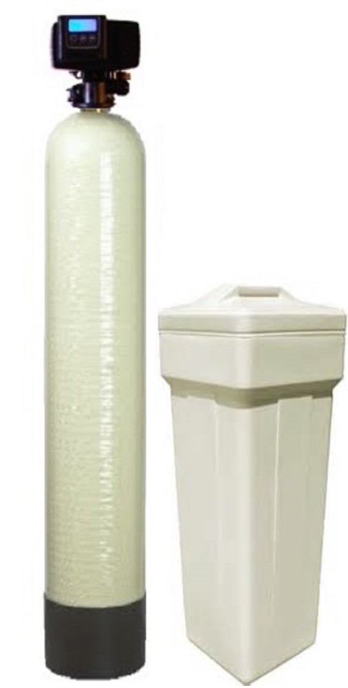 Fleck built Fleck 5600sxt 64k Water Softener System – High Capacity – Almond
