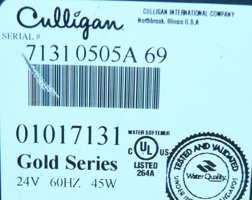 Culligan Gold Series Cover Housing Water Softener Parts