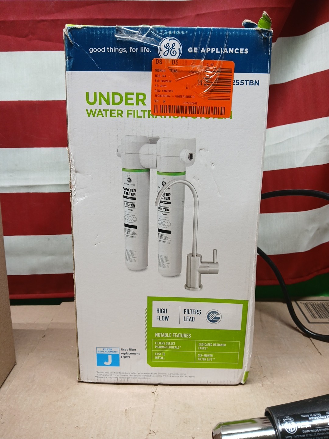 GE GXK255TBN Under Sink Dual Water Filtration System