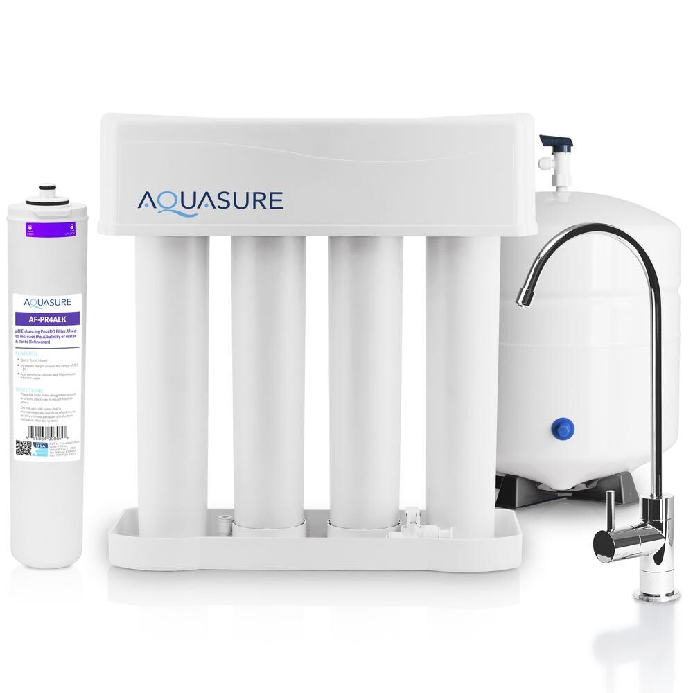 75 GPD Reverse Osmosis Drinking Water Filter System w/ Alkaline Remineralization