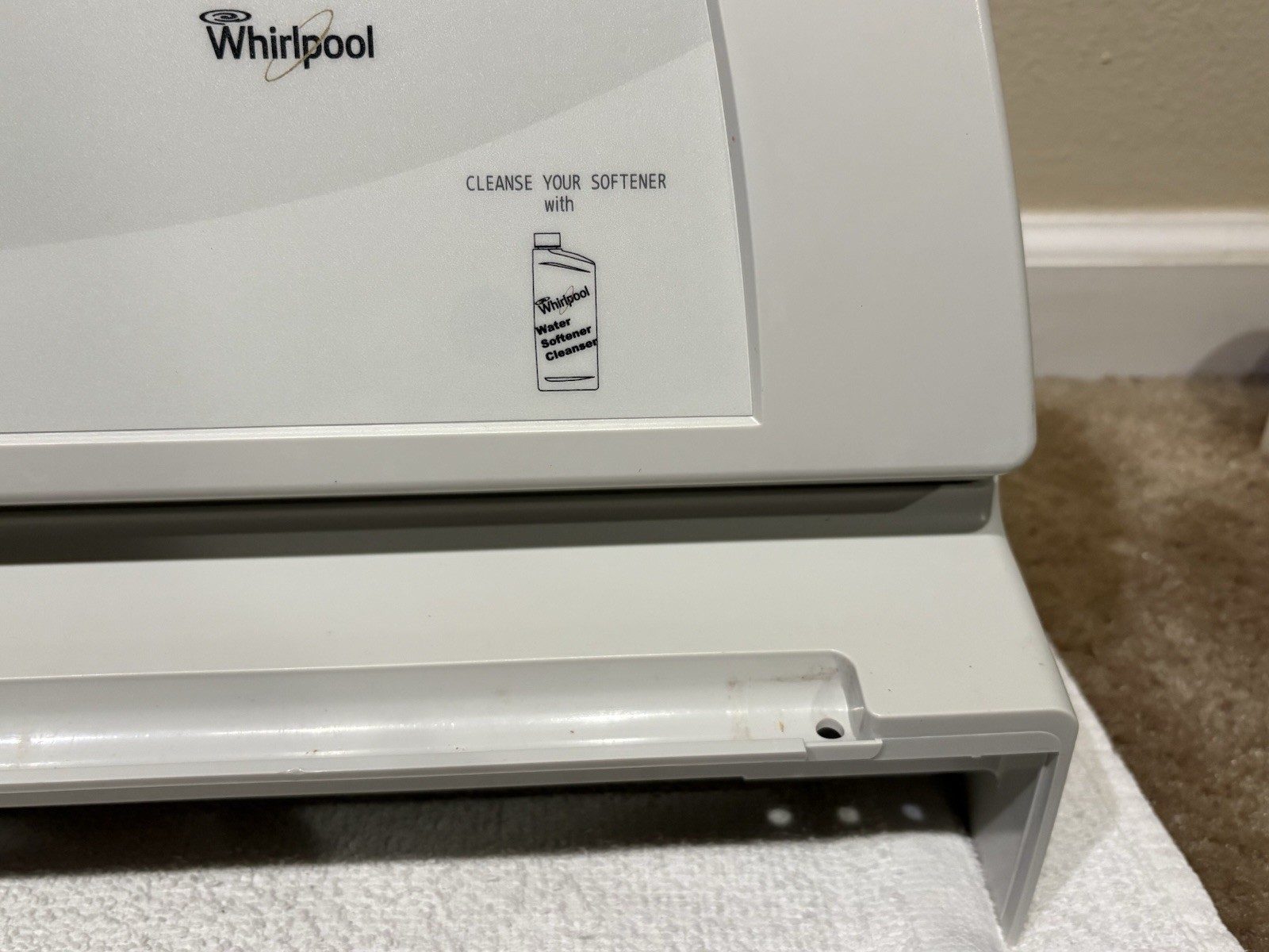 Genuine Whirlpool WHES44 Water Softener Faceplate