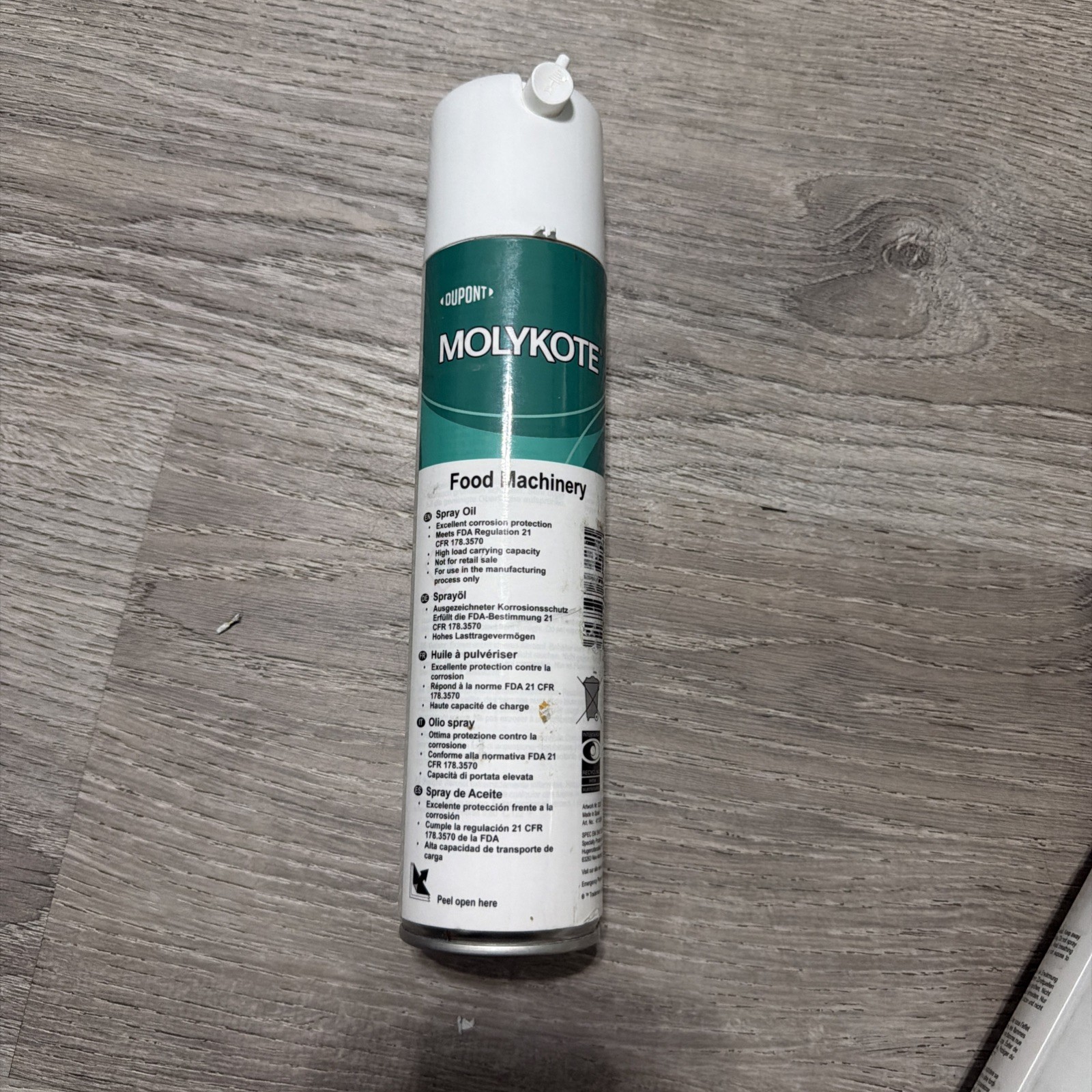 MOLYKOTE Food Grade Lubricating Oil spray 400ml