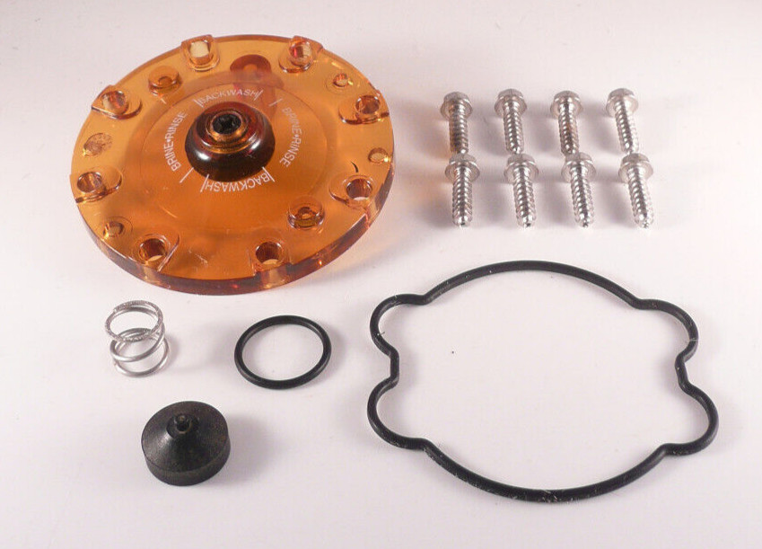 Amber Kinetico Level 1 Valve Top Cap Cover w/Regeneration Screw Water Softener