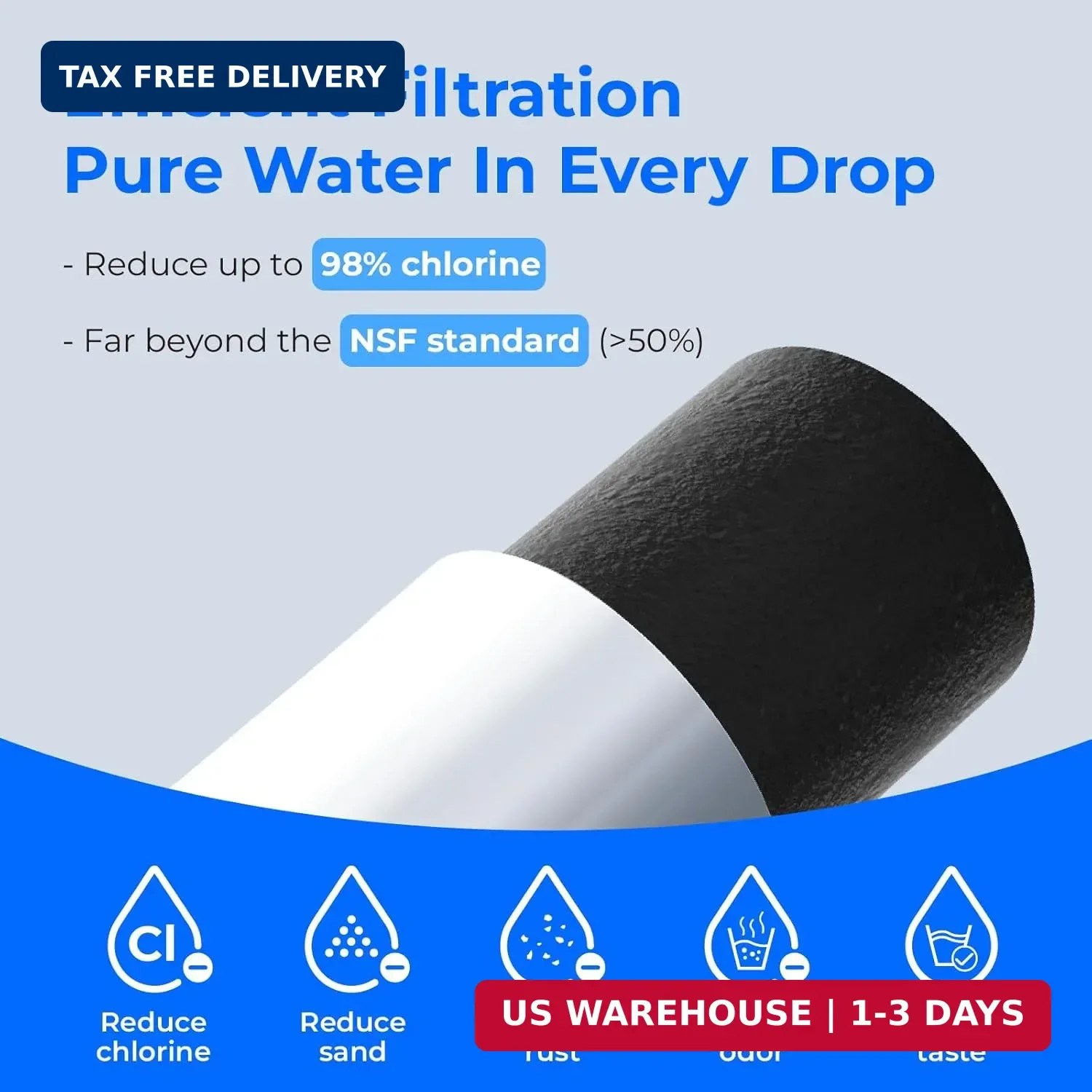 Waterdrop C33 Ice Maker Water Filter, Replacement for GE® Profile Opal 2.0 Nugge