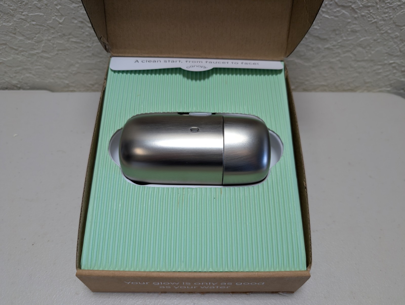 Canopy Faucet Water Filter In Polished Chrome Used